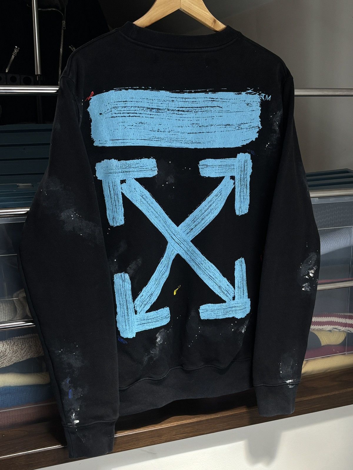 Off-White Off-White accident Melbourne limited rare galaxy sweatshirt Size US M / EU 48-50 / 2 - 6 Thumbnail