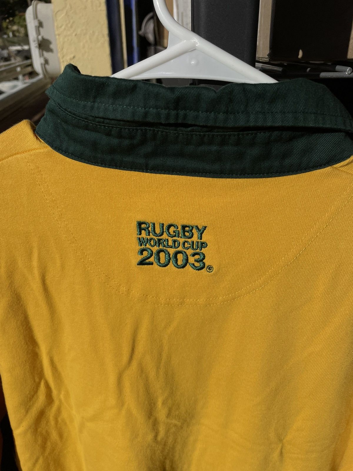 Reebok × Vintage Reebok Rugby World Cup 2003 Yellow Unions Collectors Edition Size US XXL / EU 58 / 5 - 4 Thumbnail