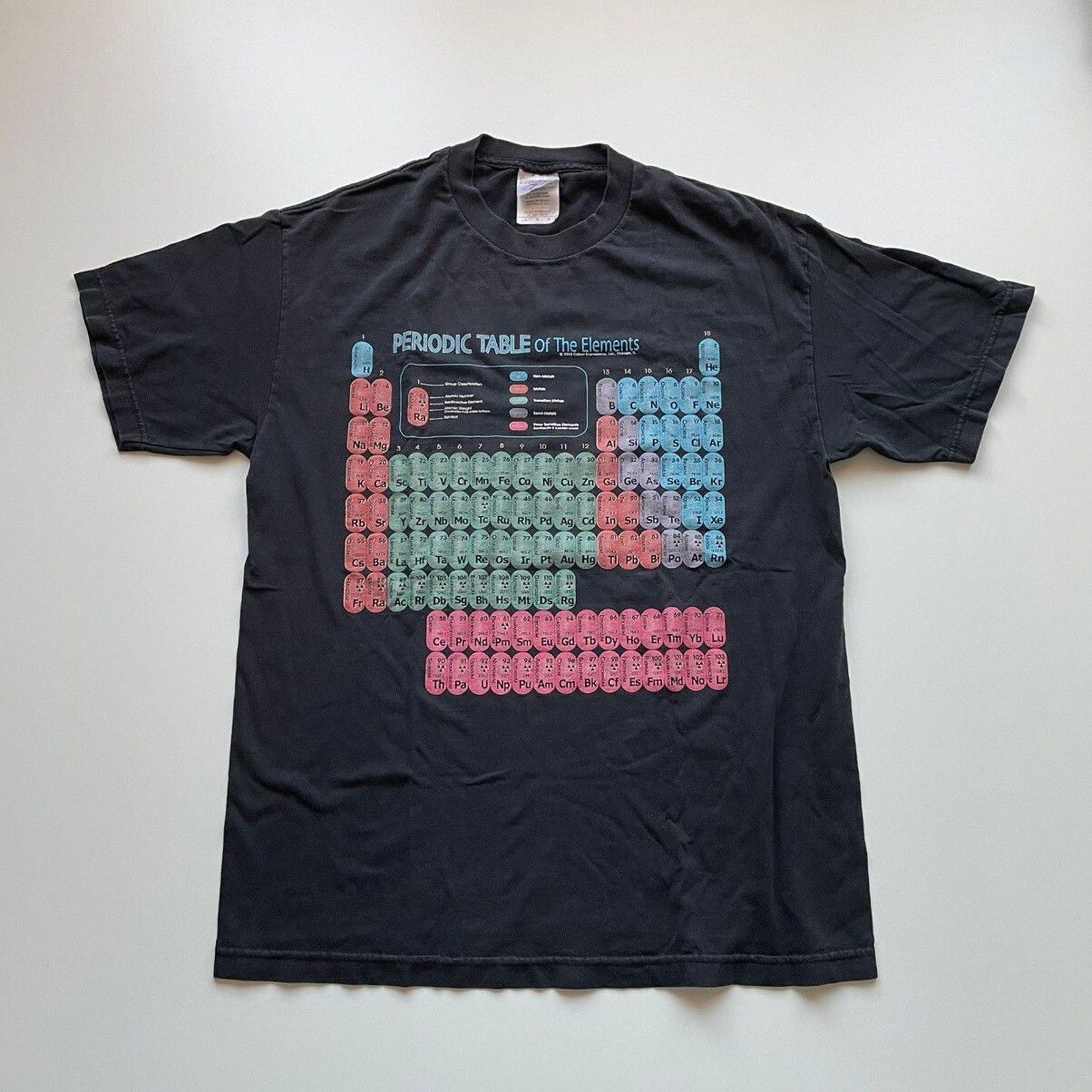 Arts & Science Vintage Periodic Table Science T Shirt Large Art Graphic Size US L / EU 52-54 / 3 - 1 Thumbnail
