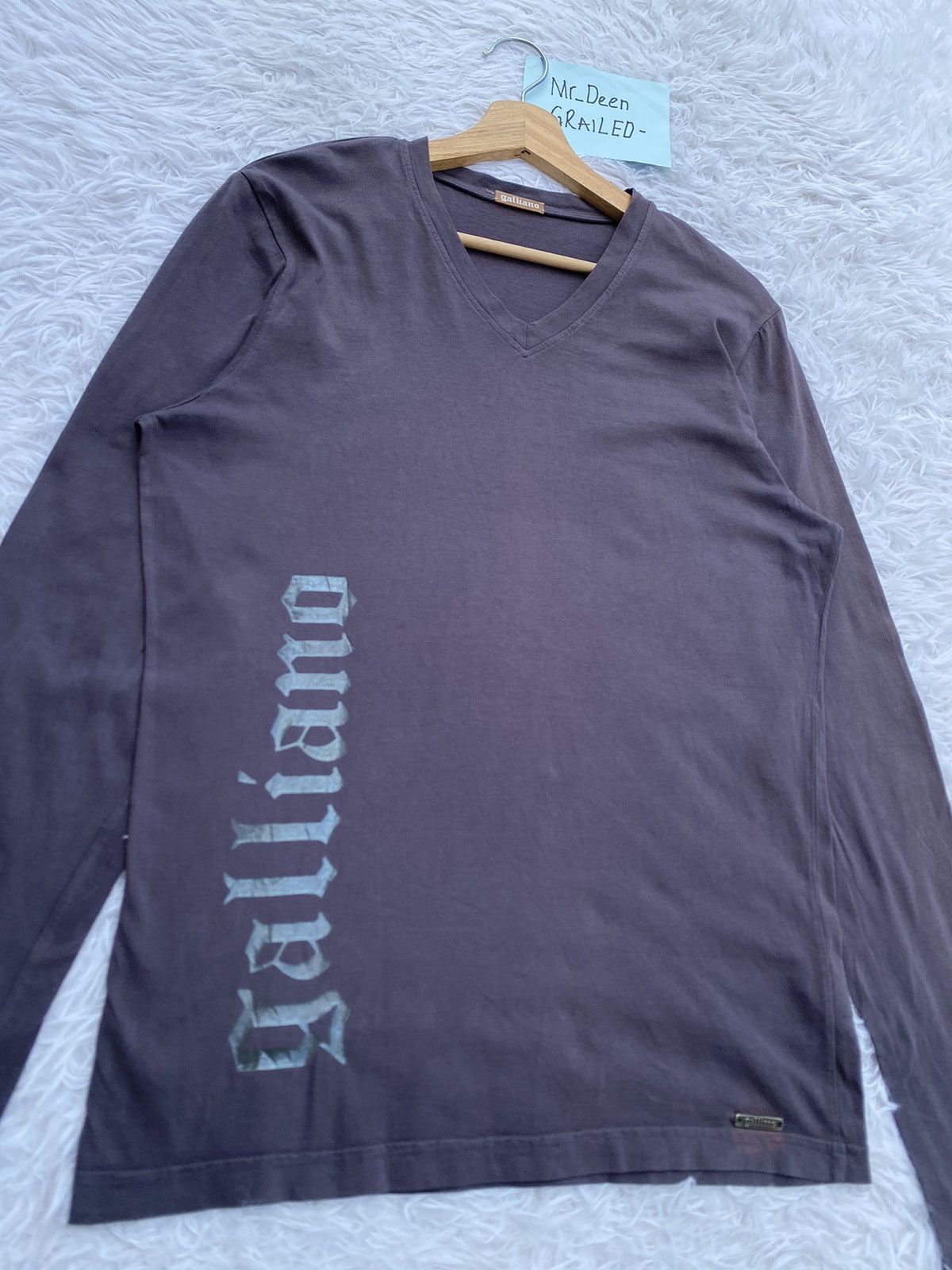 John Galliano Rare Vintage John Galliano Spellout Long sleeve Size US M / EU 48-50 / 2 - 7 Thumbnail