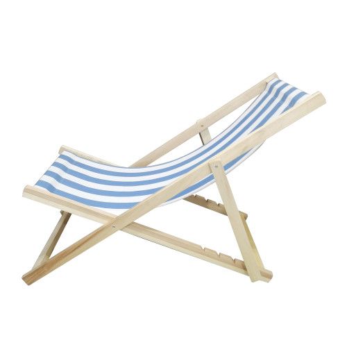 Designer × Homemade BEACH CHAIR stripe- folding chaise lounge chair Size US L / EU 52-54 / 3 - 2 Thumbnail