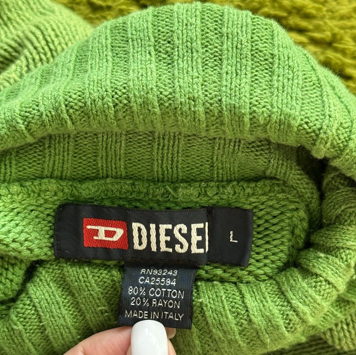 Diesel Diesel 1990s vintage turtleneck sweater Size US L / EU 52-54 / 3 - 7 Thumbnail