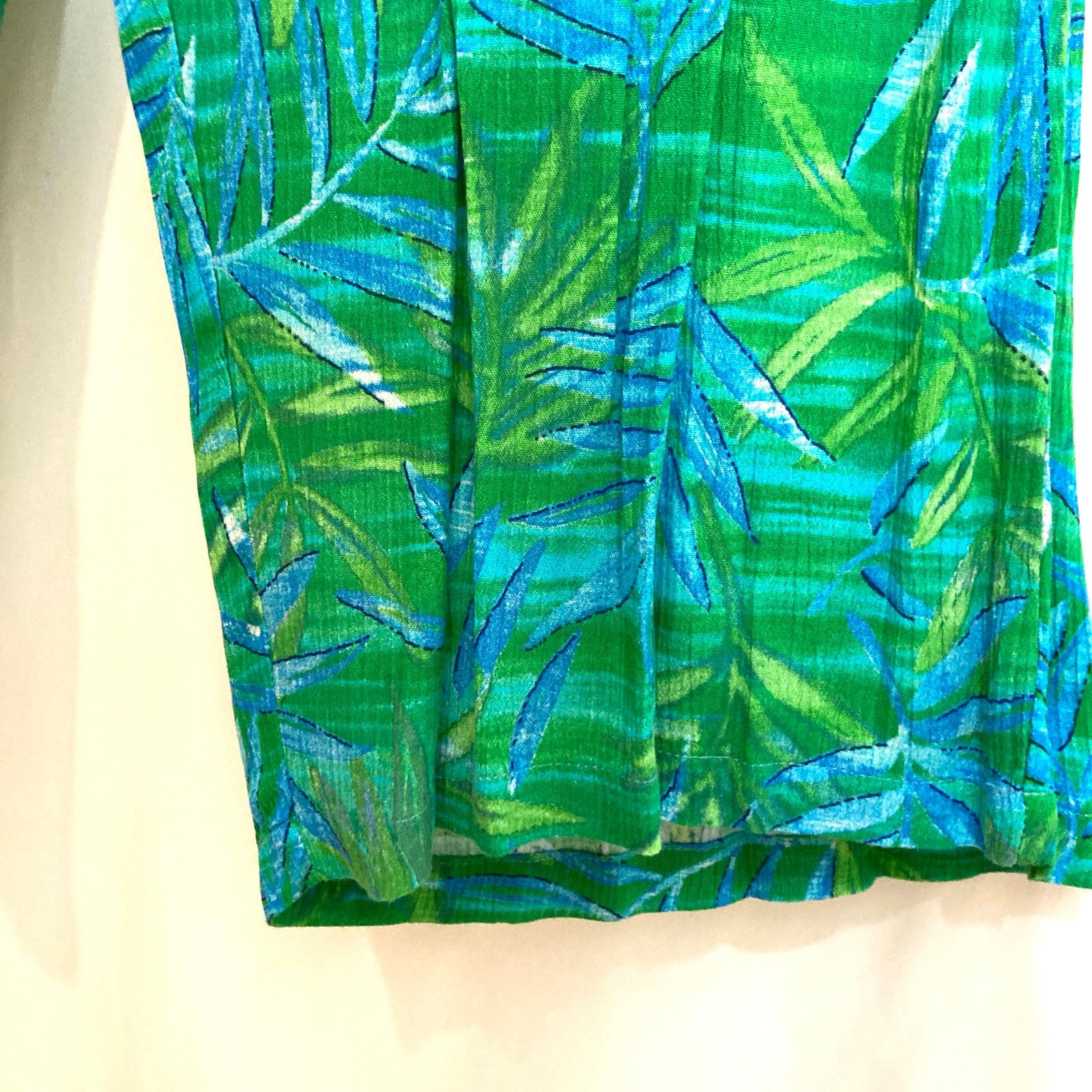 Other Vintage Key Lime Pie Tropical Top Pants 2 Piece Matching Set Size 28" / US 6 / IT 42 - 11 Thumbnail