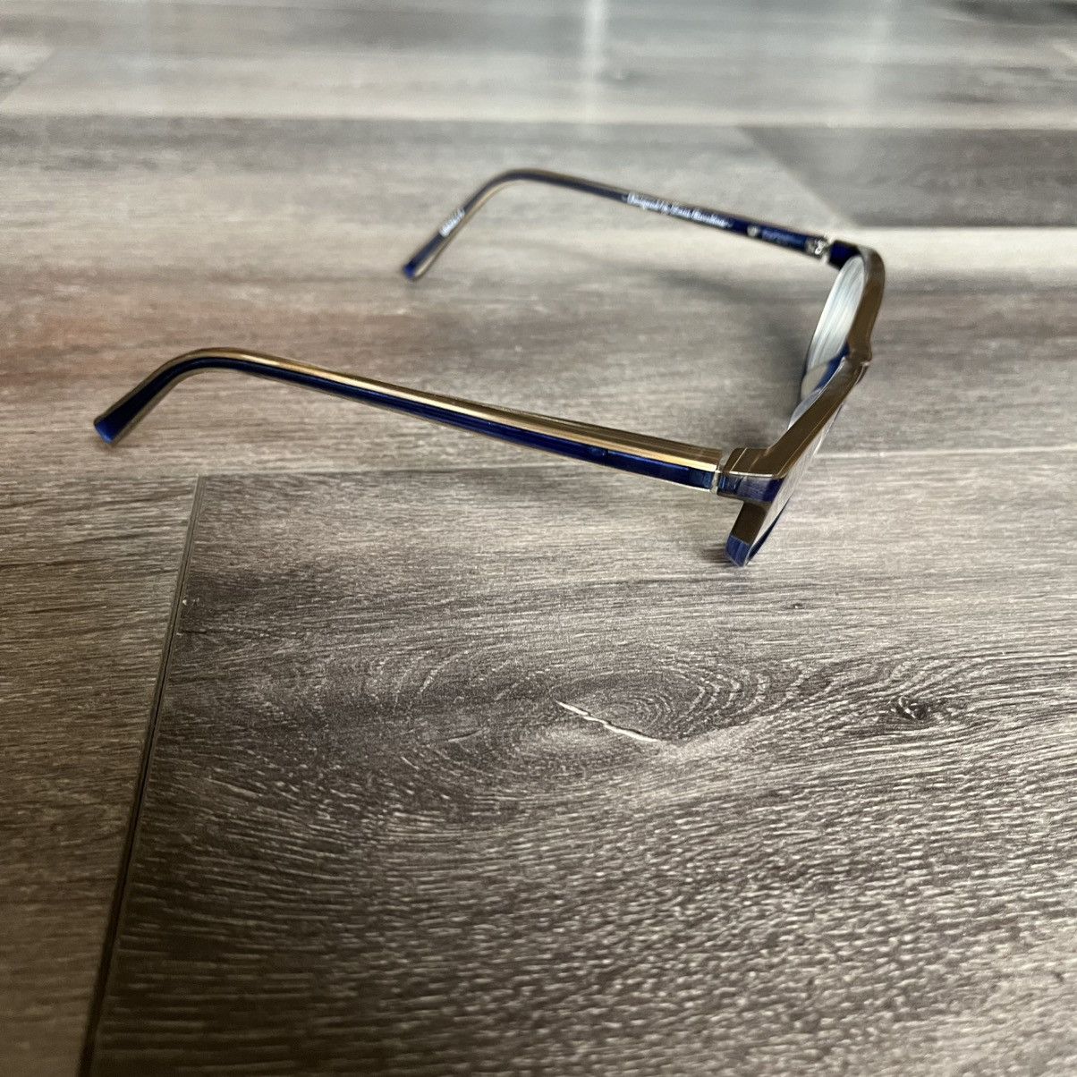 Etnia Barcelona Etnia Barcelona Kyoto Blue Brown Cat Eye Frame Glasses BLBR Size ONE SIZE - 6 Thumbnail