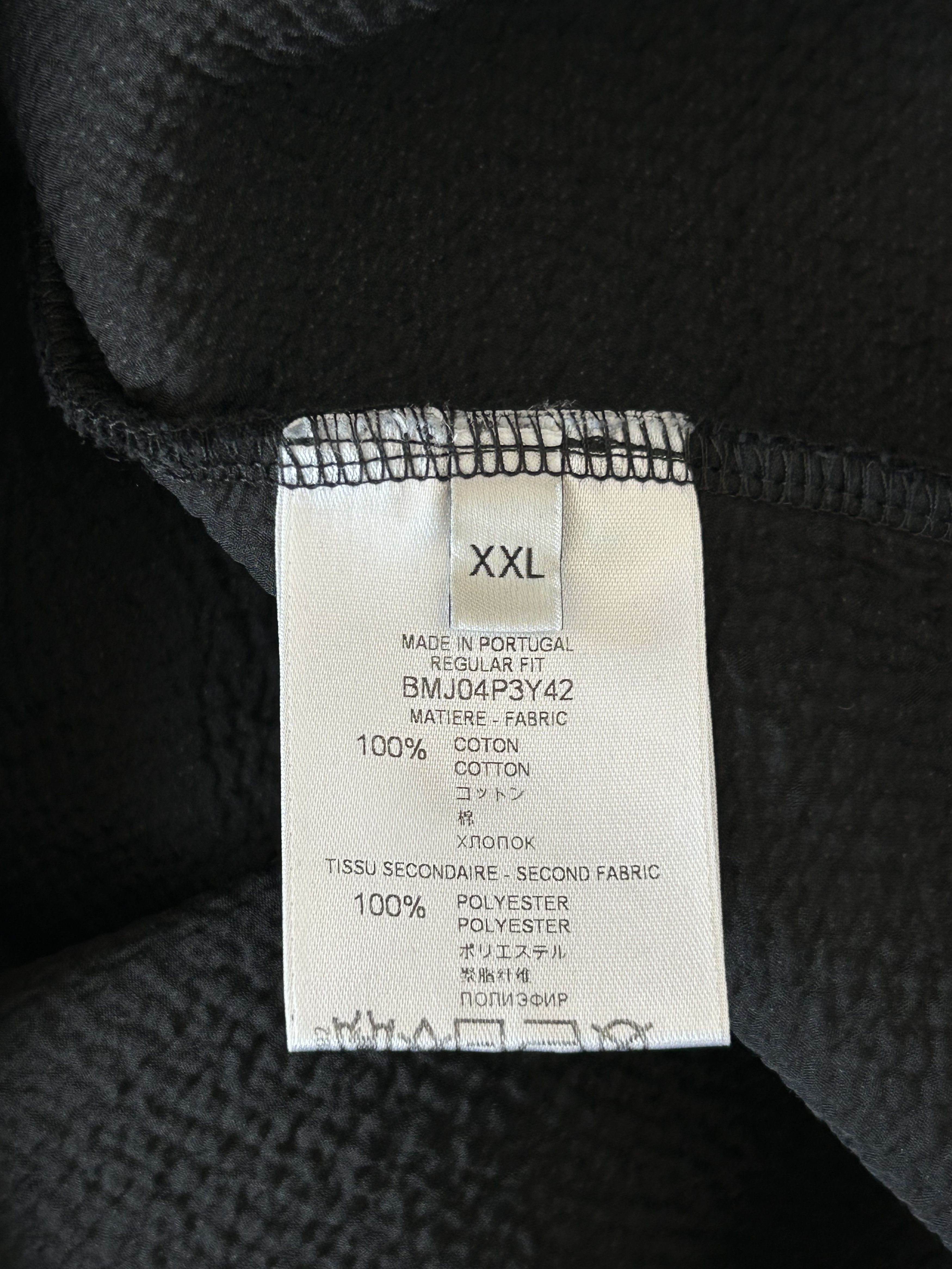 Givenchy Givenchy Black & White Distressed Logo Hoodie Size US XXL / EU 58 / 5 - 4 Thumbnail