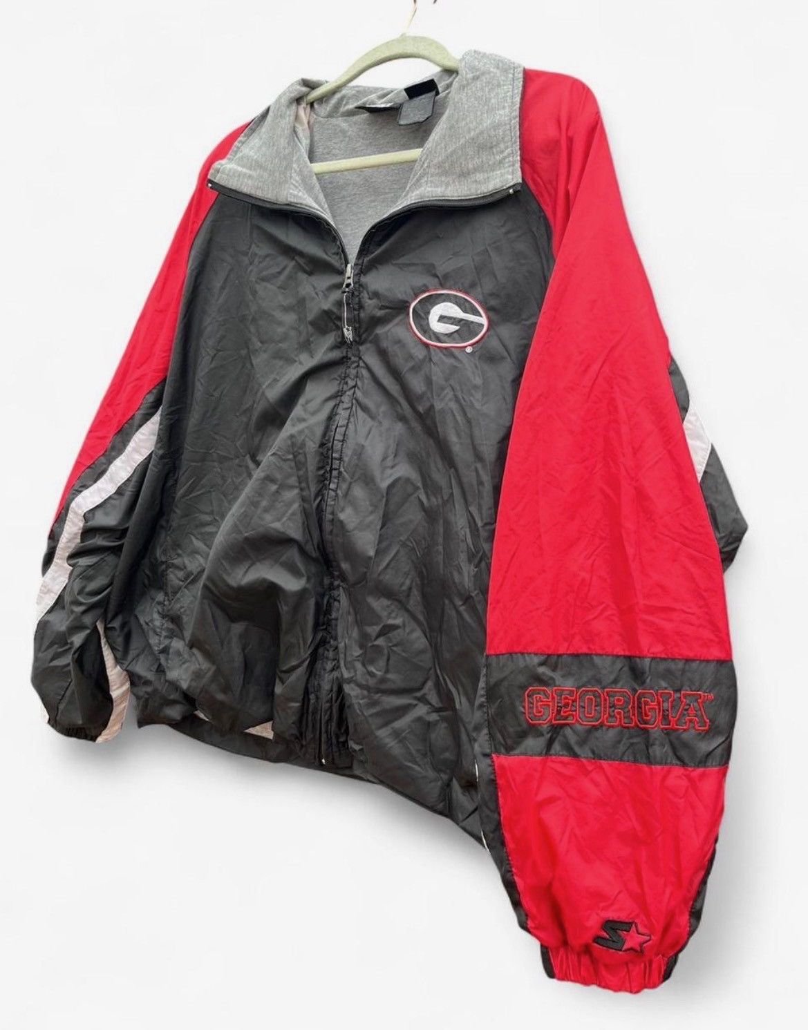 Starter Vintage STARTER Georgia Bulldogs Windbreaker Jacket Size US XL / EU 56 / 4 - 2 Thumbnail