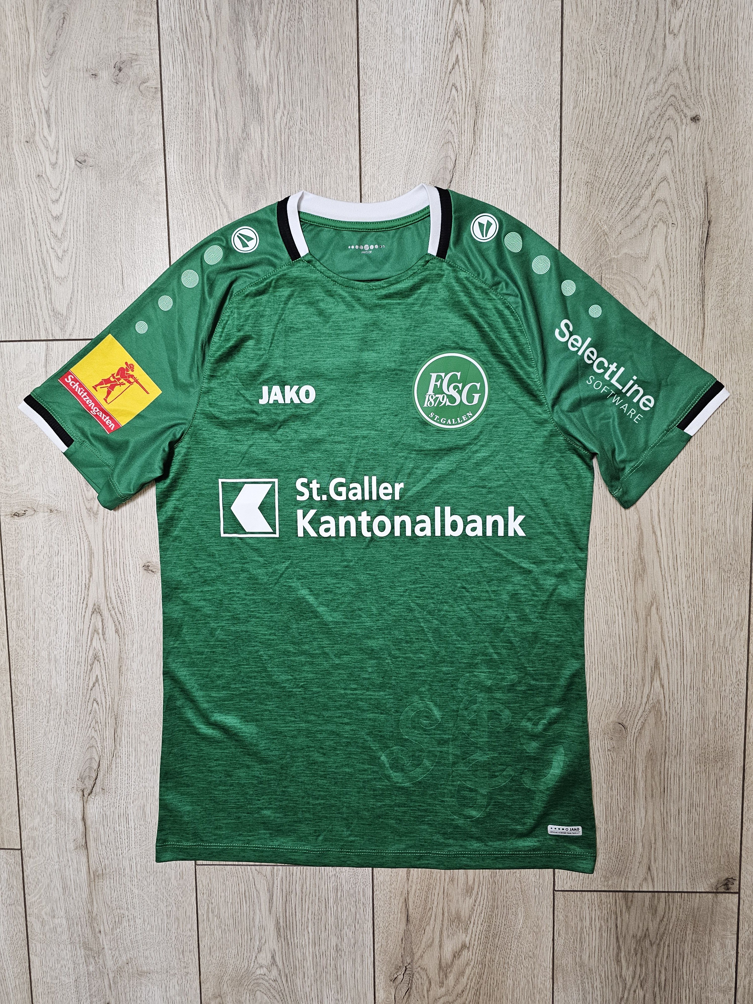 All Sport ST GALLEN 2019 2020 HOME FOOTBALL SHIRT SOCCER JERSEY Size US S / EU 44-46 / 1 - 1 Thumbnail