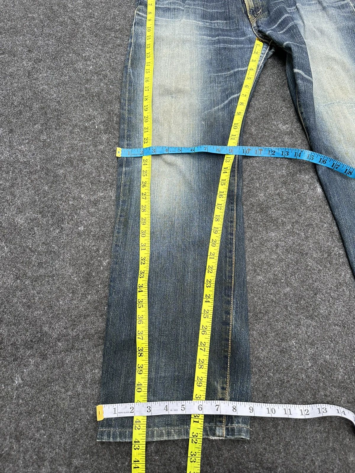 Edwin Vintage Edwin 505s Selvedge Dirty Style Denim 36x32 D66 Size US 36 / EU 52 - 8 Thumbnail