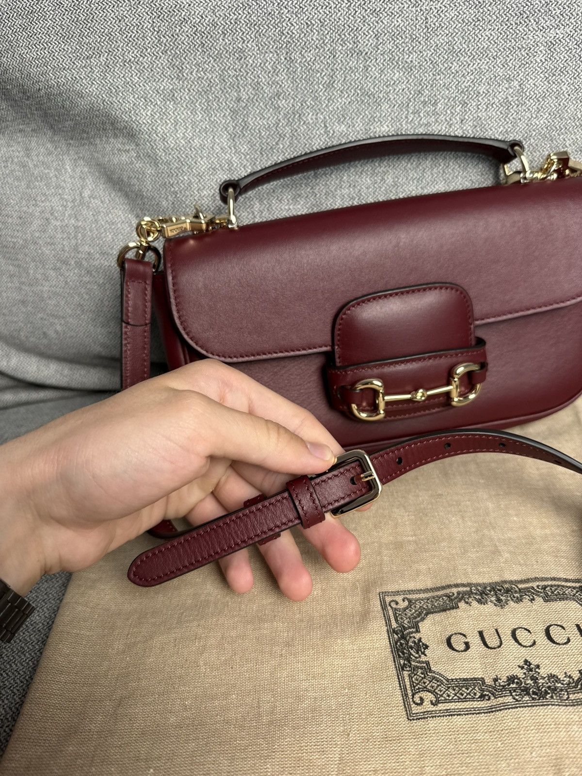 Gucci Gucci Horsebit 1955 Handbag Shoulder Bag Luxury Size ONE SIZE - 13 Thumbnail
