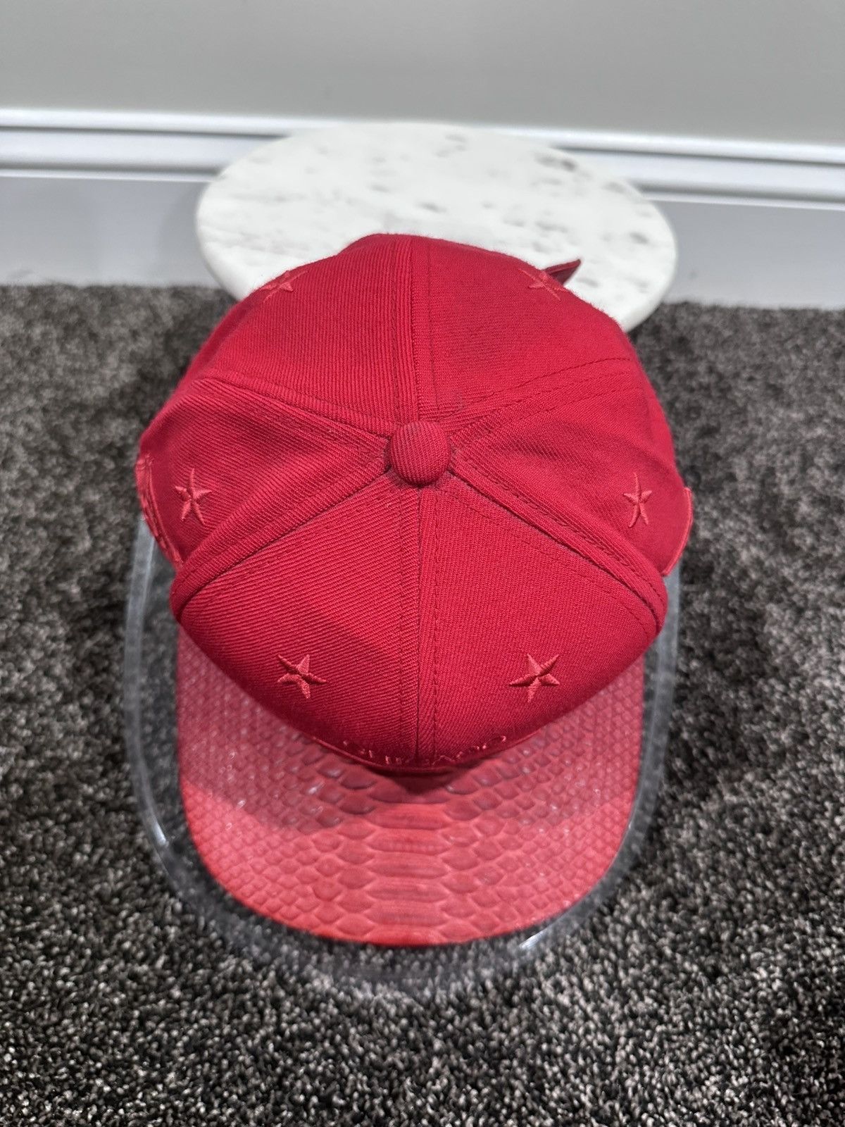 Just Don × Mitchell & Ness × Rsvp Gallery Just Don Mitchell & Ness MLS Chicago Fire Red Snakeskin Hat Size ONE SIZE - 5 Thumbnail