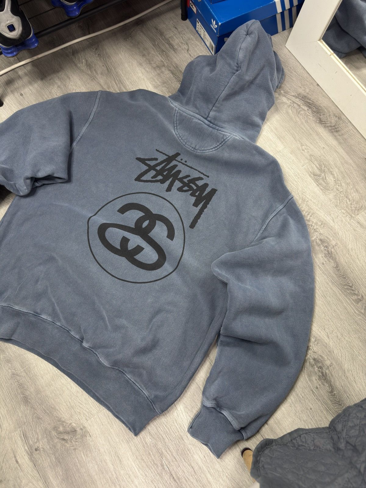 Stussy Stussy big logo washed hoodie Size US XL / EU 56 / 4 - 4 Thumbnail