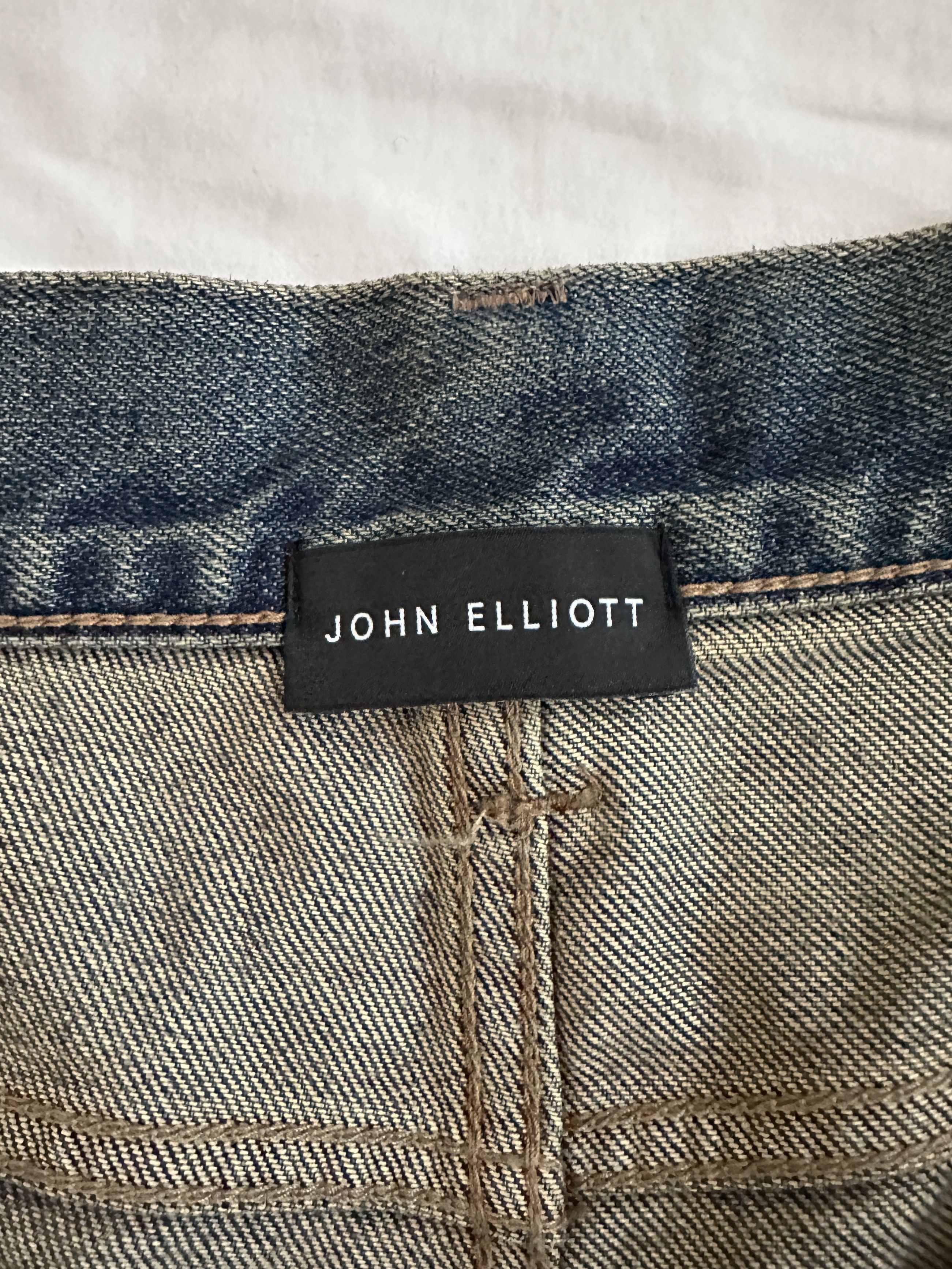 John Elliott The Cast 2 Rigid Five-Pocket Medium Wash Slim Jeans Size US 31 - 7 Thumbnail