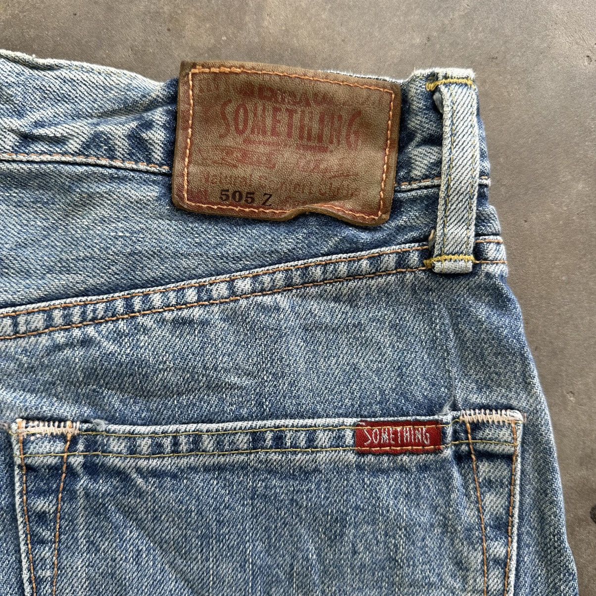 Japanese Brand Vintage Edwin Distressed Faded Denim Jean Pant W28 Size US 28 / EU 44 - 12 Thumbnail