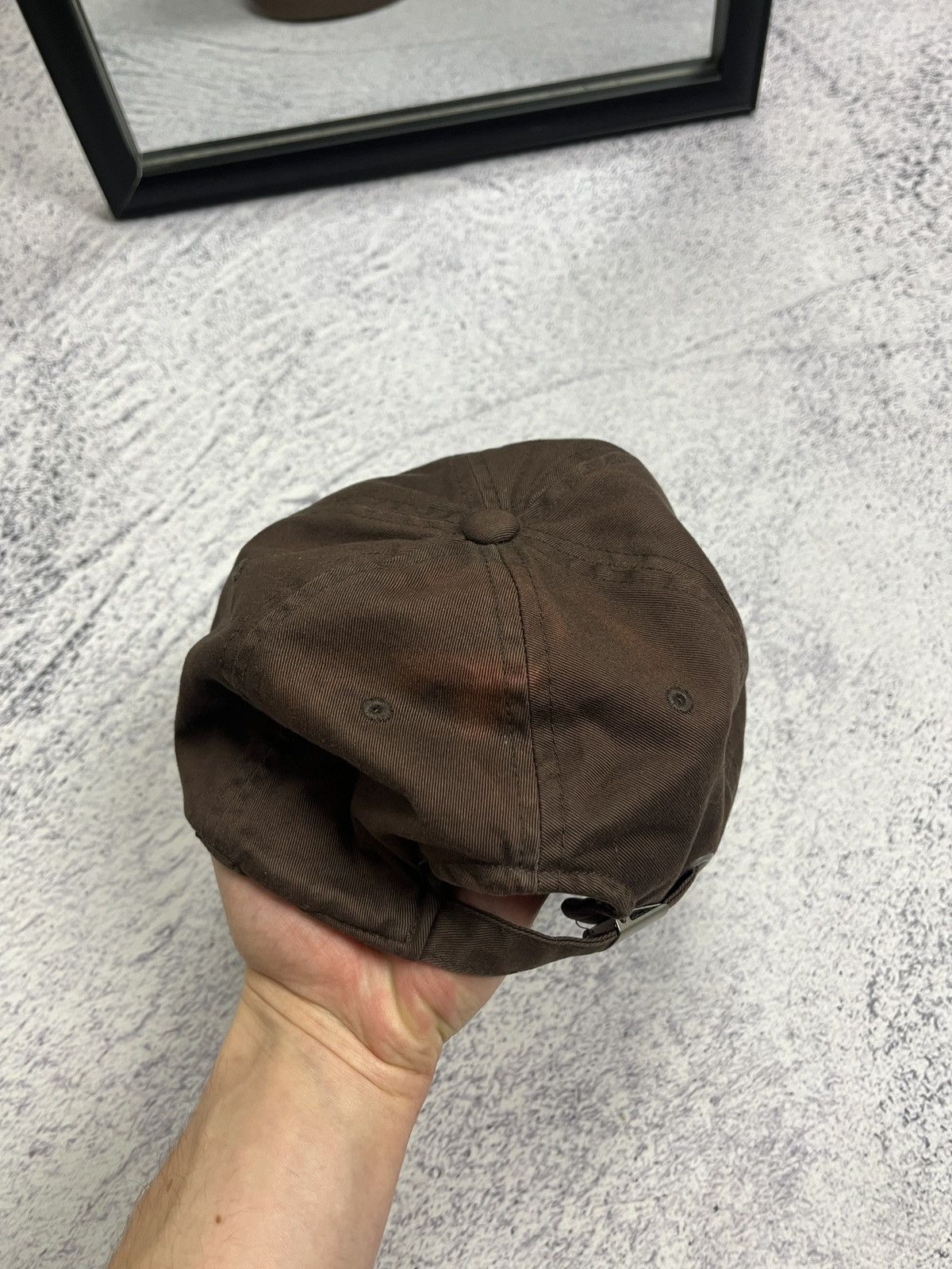 Gap Gap Faded Cotton Brown Cap Hat Hype Streetwear Y2k Rare Size ONE SIZE - 4 Thumbnail