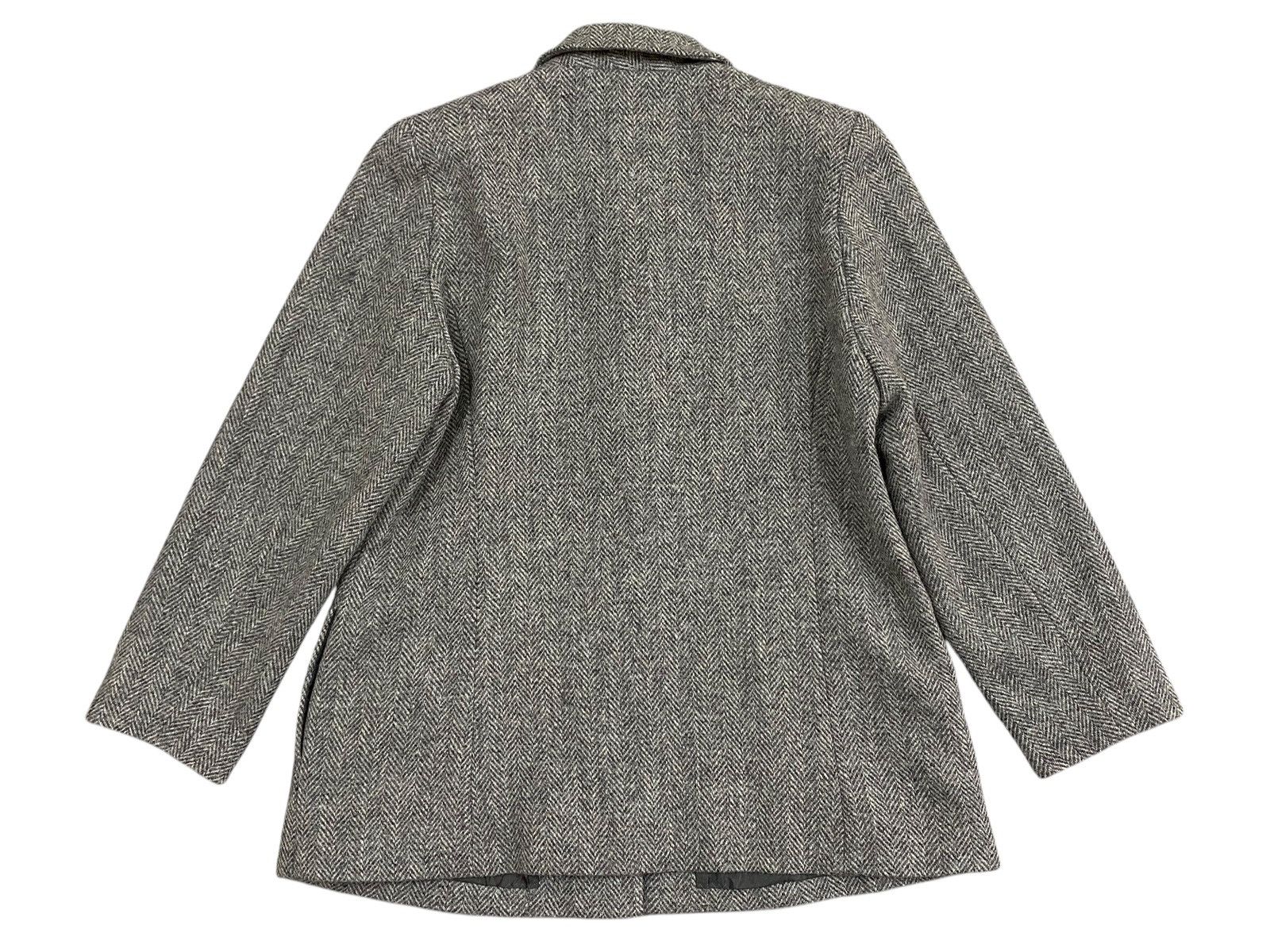 Harris Tweed Vintage Harris Tweed Herringbone Wool Coat Size US S / EU 44-46 / 1 - 2 Thumbnail
