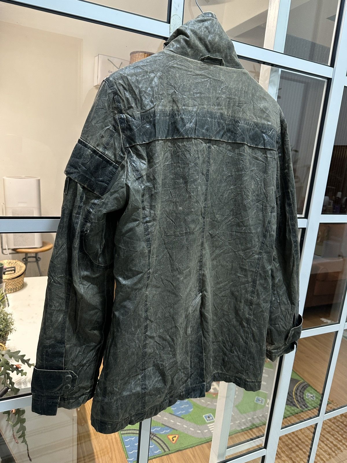 L7 Real Hip L7 Real Hip Japan Waxed Coat Zipper Jacket Size US L / EU 52-54 / 3 - 15 Thumbnail