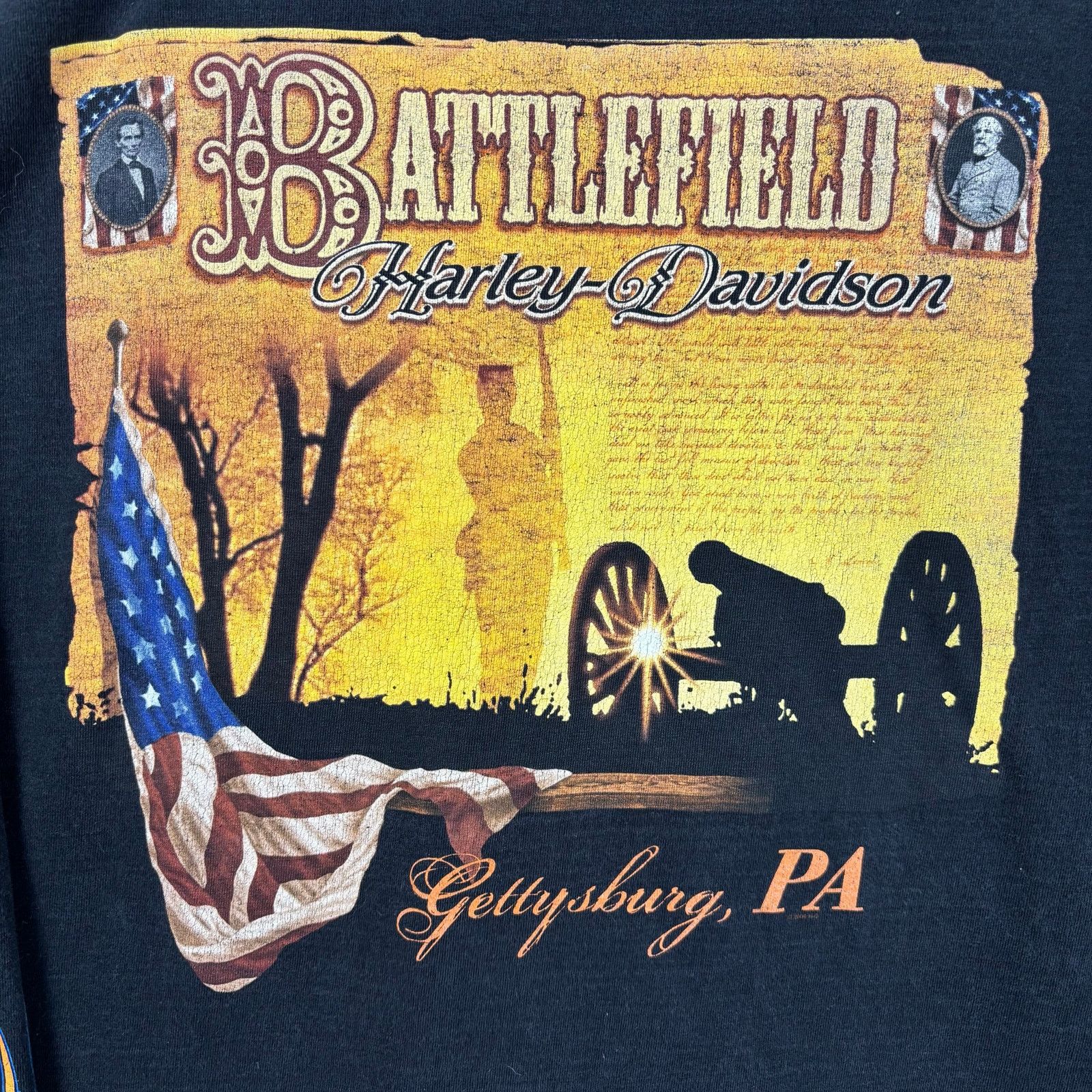 Harley Davidson Harley Davidson Long Sleeve Print 2008 Black Tee Size US XL / EU 56 / 4 - 9 Thumbnail