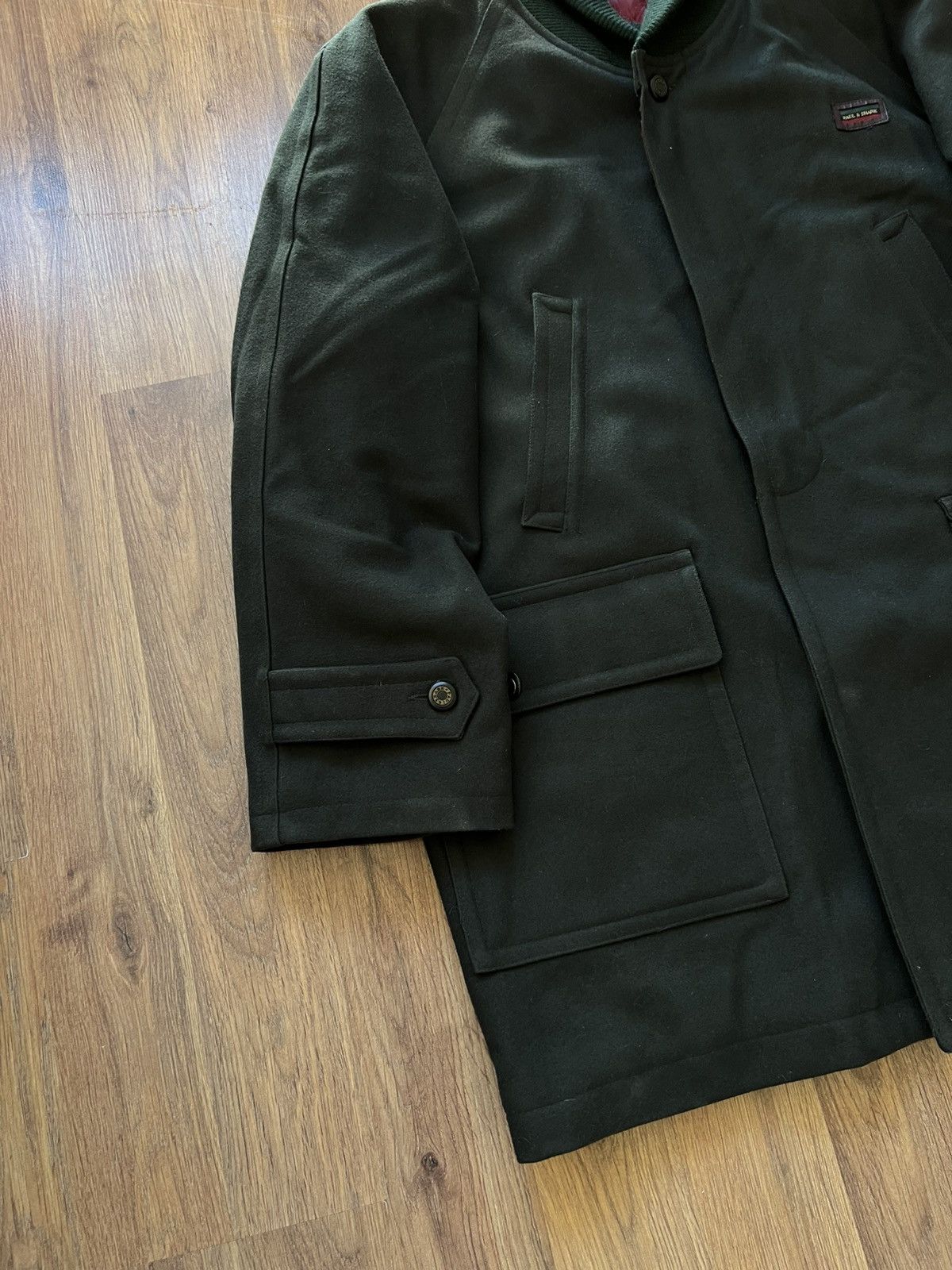 Paul & Shark Paul & Shark Yachting Wool Coat — Dark Green / Size XL Size US XL / EU 56 / 4 - 2 Thumbnail