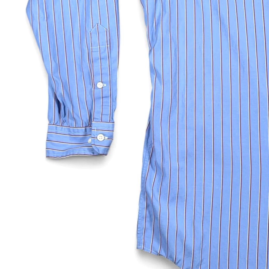 Ralph Lauren VINTAGE Ralph Lauren Shirt Adult LARGE Blue Striped Pony Logo Y2K Size US L / EU 52-54 / 3 - 6 Thumbnail