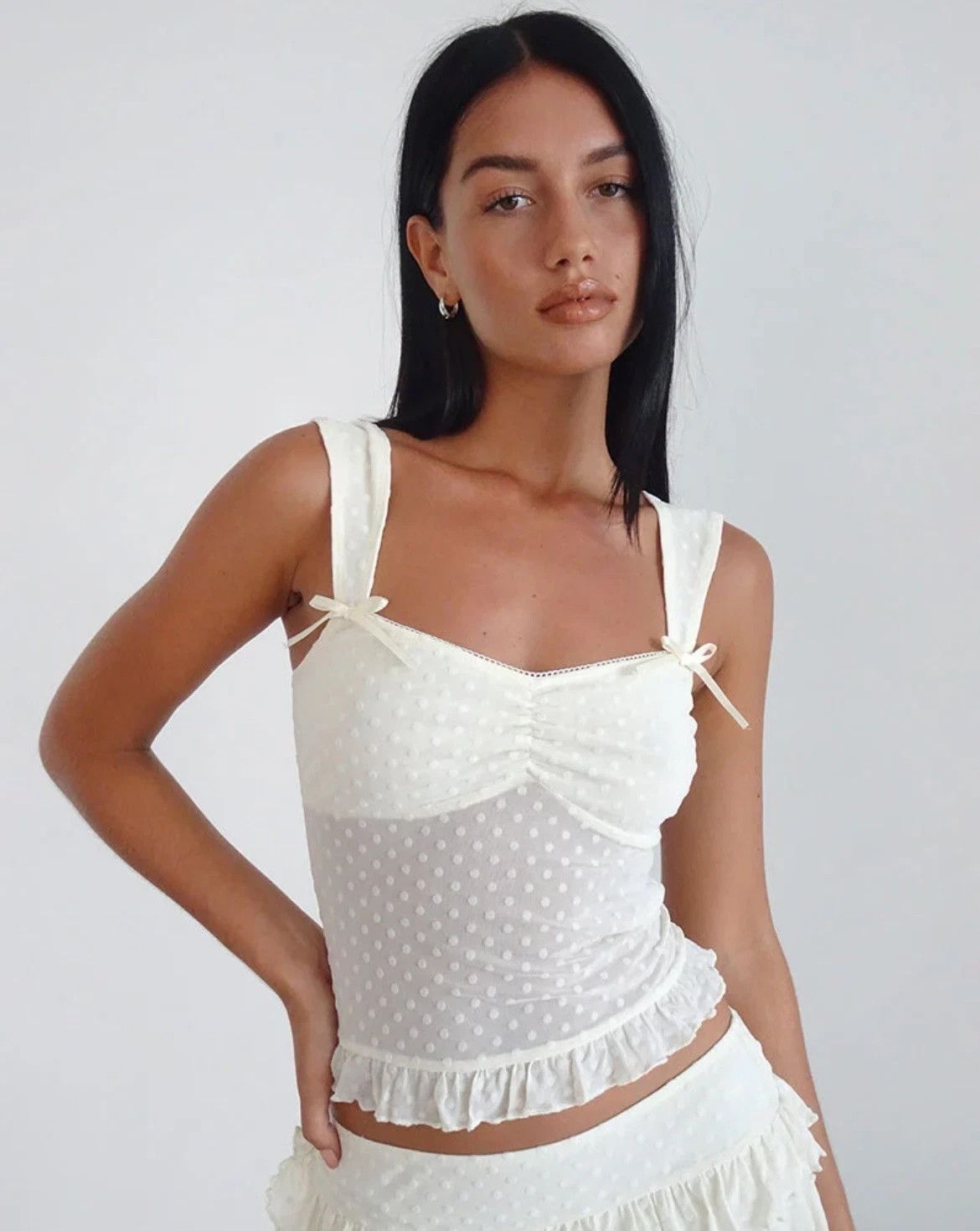 Other Woman blouse top in ivory bartila brand new top XS Size XS / US 0-2 / IT 36-38 - 1 Thumbnail