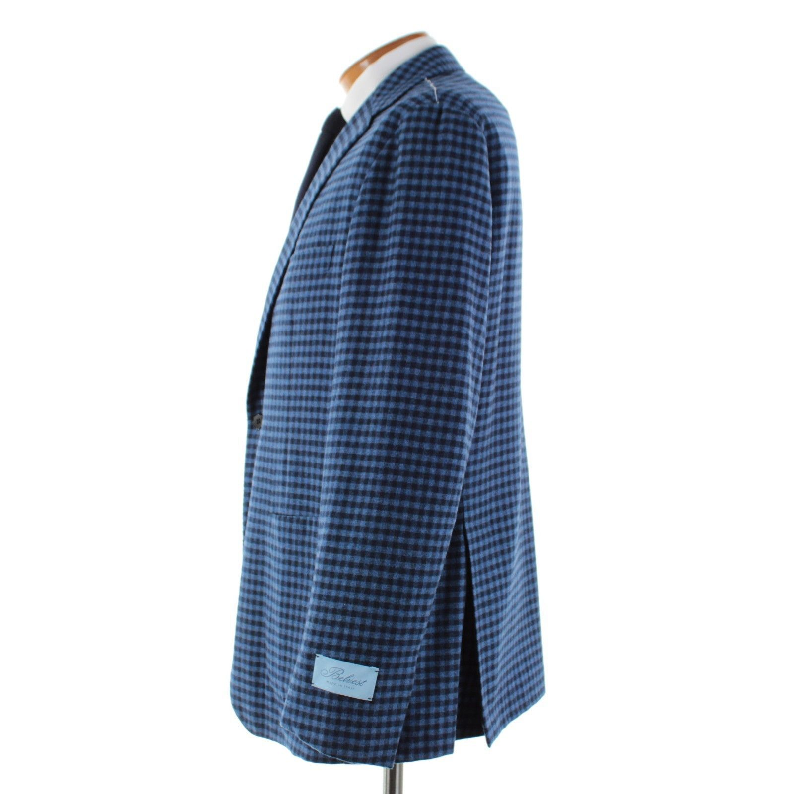 Belvest Belvest Sport Coat Size 46 Regular US in Blue Size 46R - 4 Thumbnail