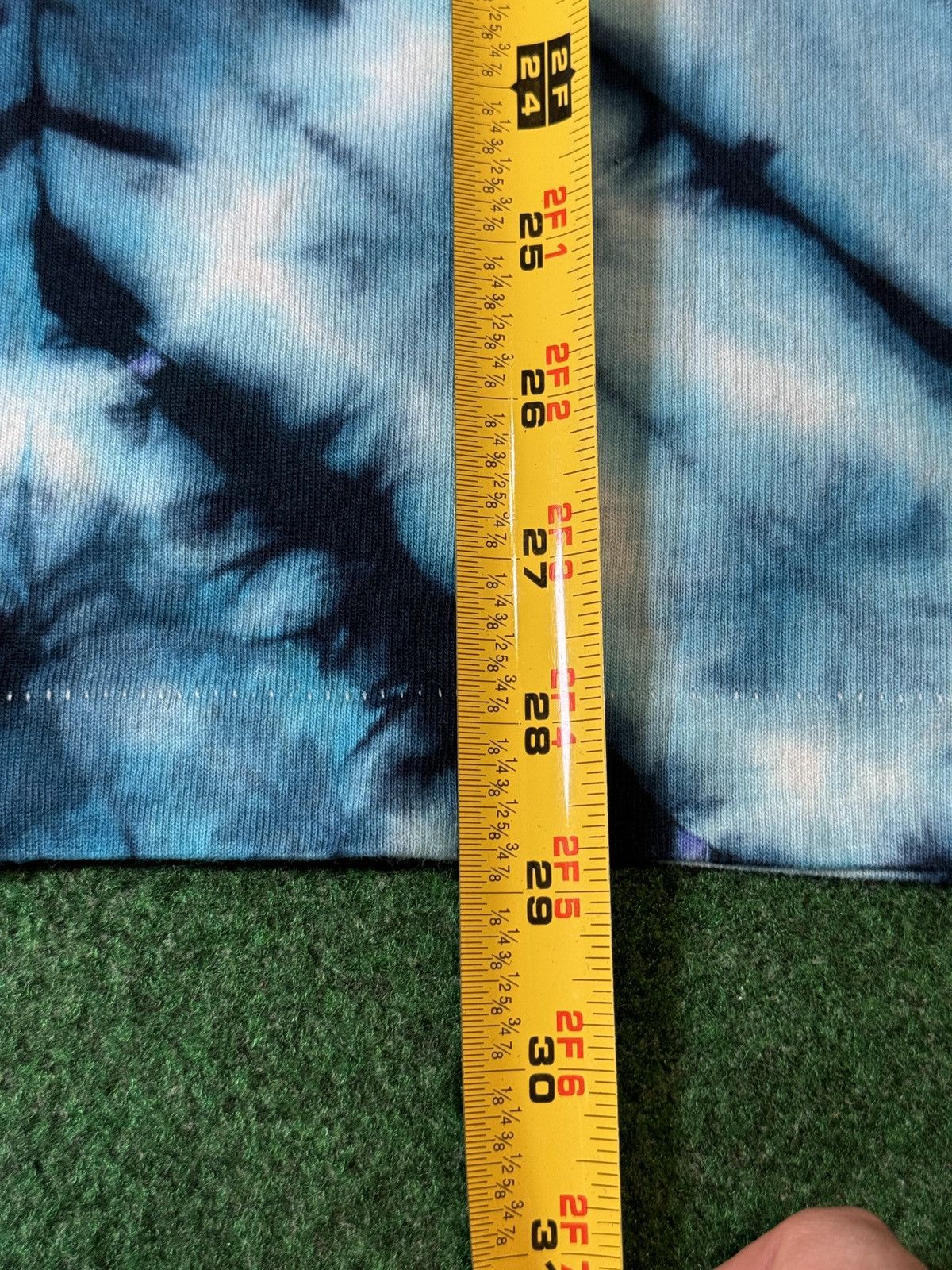 Vintage Vintage 90s New York City Map Central Park Tie Dye T Shirt Size US XL / EU 56 / 4 - 7 Thumbnail