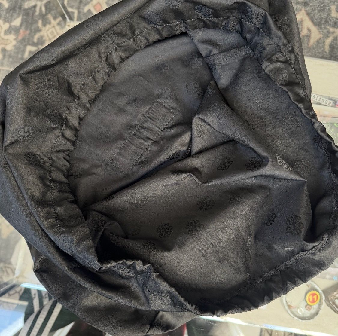 Chrome Hearts 100% Authentic Chrome Hearts Black Drawstring Pouch Bag Size ONE SIZE - 5 Thumbnail