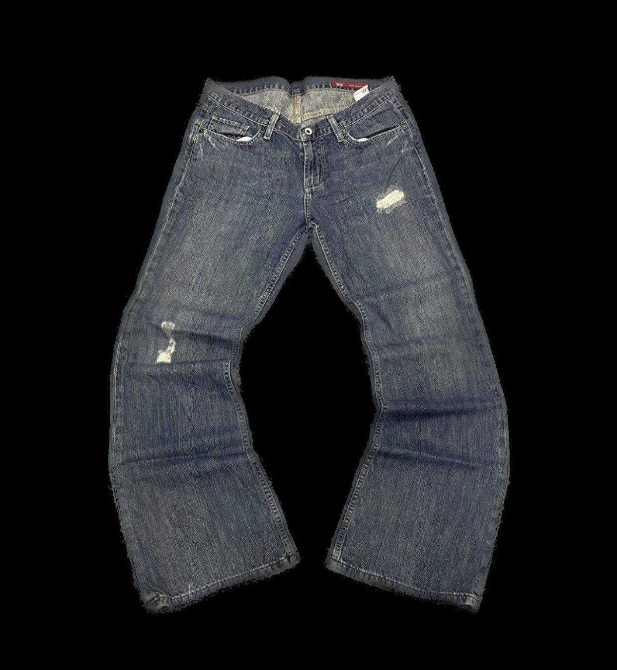 Hysteric Glamour × Le Grande Bleu (L.G.B.) Super Flare☠️ X2 Bootcut Jeans Ripped Vintage Cowboy Punk 90s Size US 34 / EU 50 - 1 Thumbnail