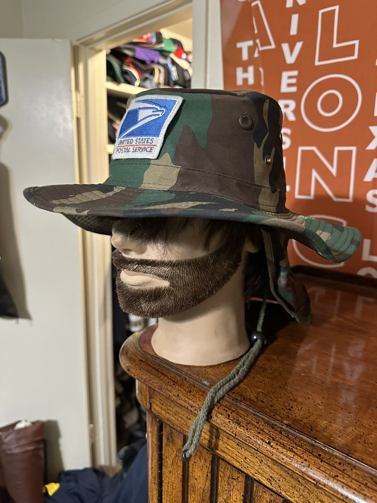 Anti Social Social Club × Vintage Vintage Usps mailman “camouflage” bucket hat 90s Size ONE SIZE - 5 Thumbnail