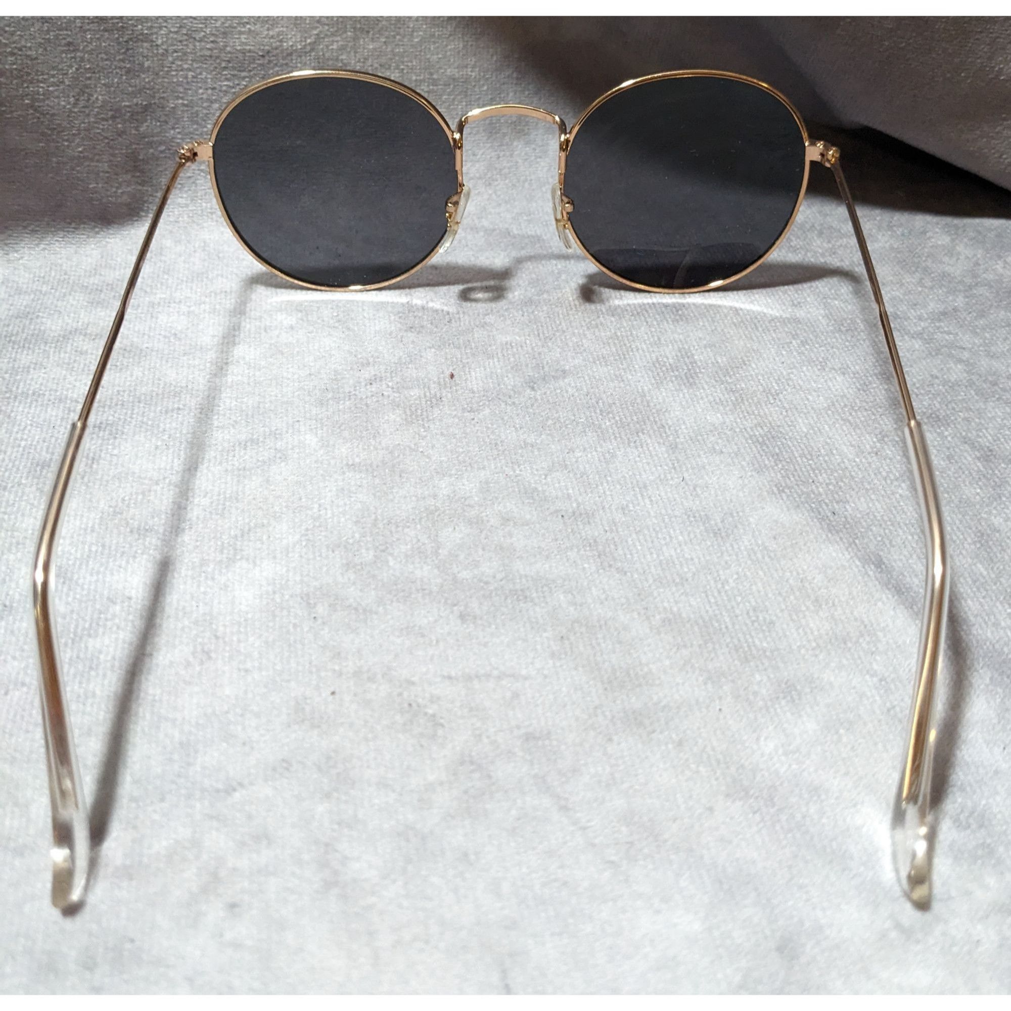 Other Wearme Pro Black And Gold Round Sunglasses Size ONE SIZE - 3 Thumbnail