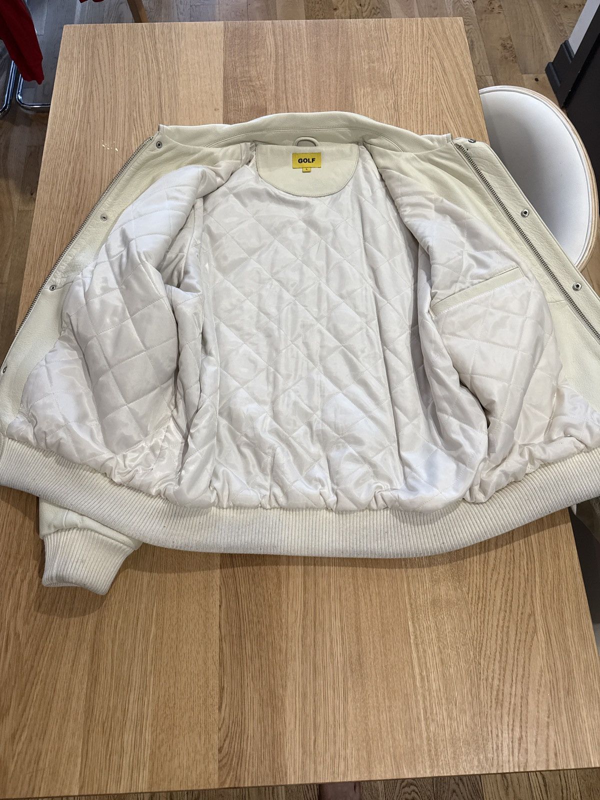 Golf le Fleur Golf x Tyler the Creator Air Brush Leather Jacket Size US L / EU 52-54 / 3 - 3 Thumbnail