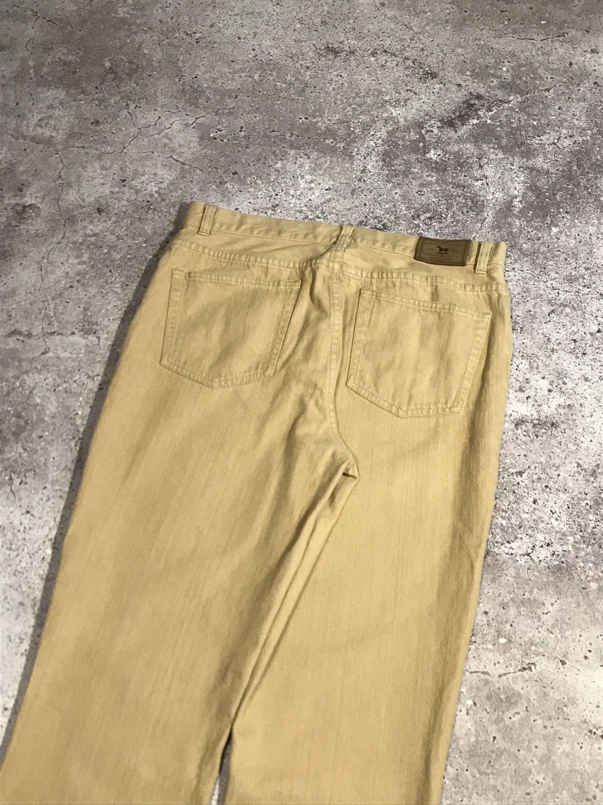 Polo Ralph Lauren × RRL Ralph Lauren × Vintage Vintage 90s Jeans Polo Ralph Lauren Flared Graphic Print Size 34" / US 12 / IT 48 - 6 Thumbnail