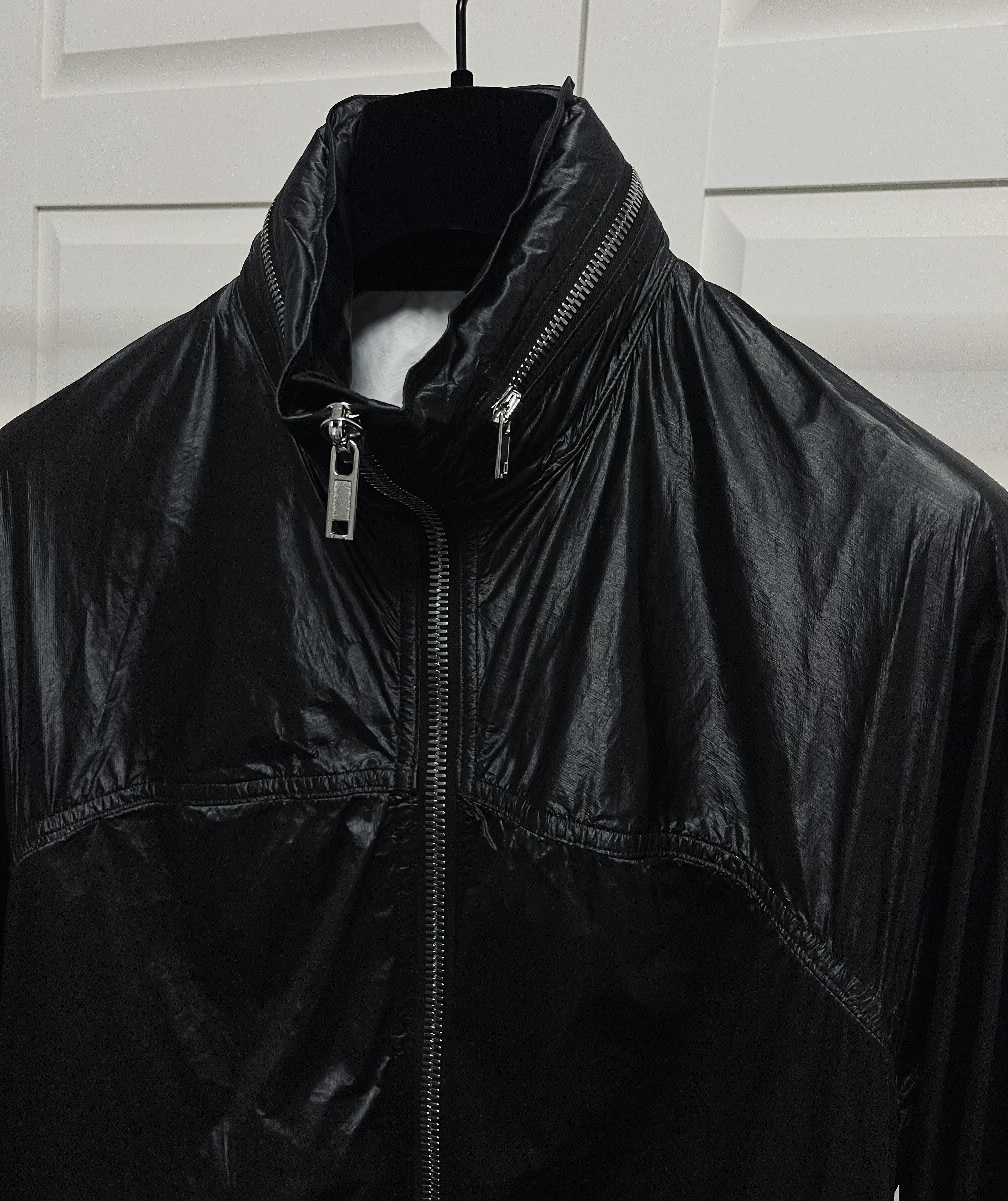 Rick Owens RICK OWENS WINDBREAKER JACKET IN COATED MEMBRANE Size US XS / EU 42 / 0 - 2 Thumbnail