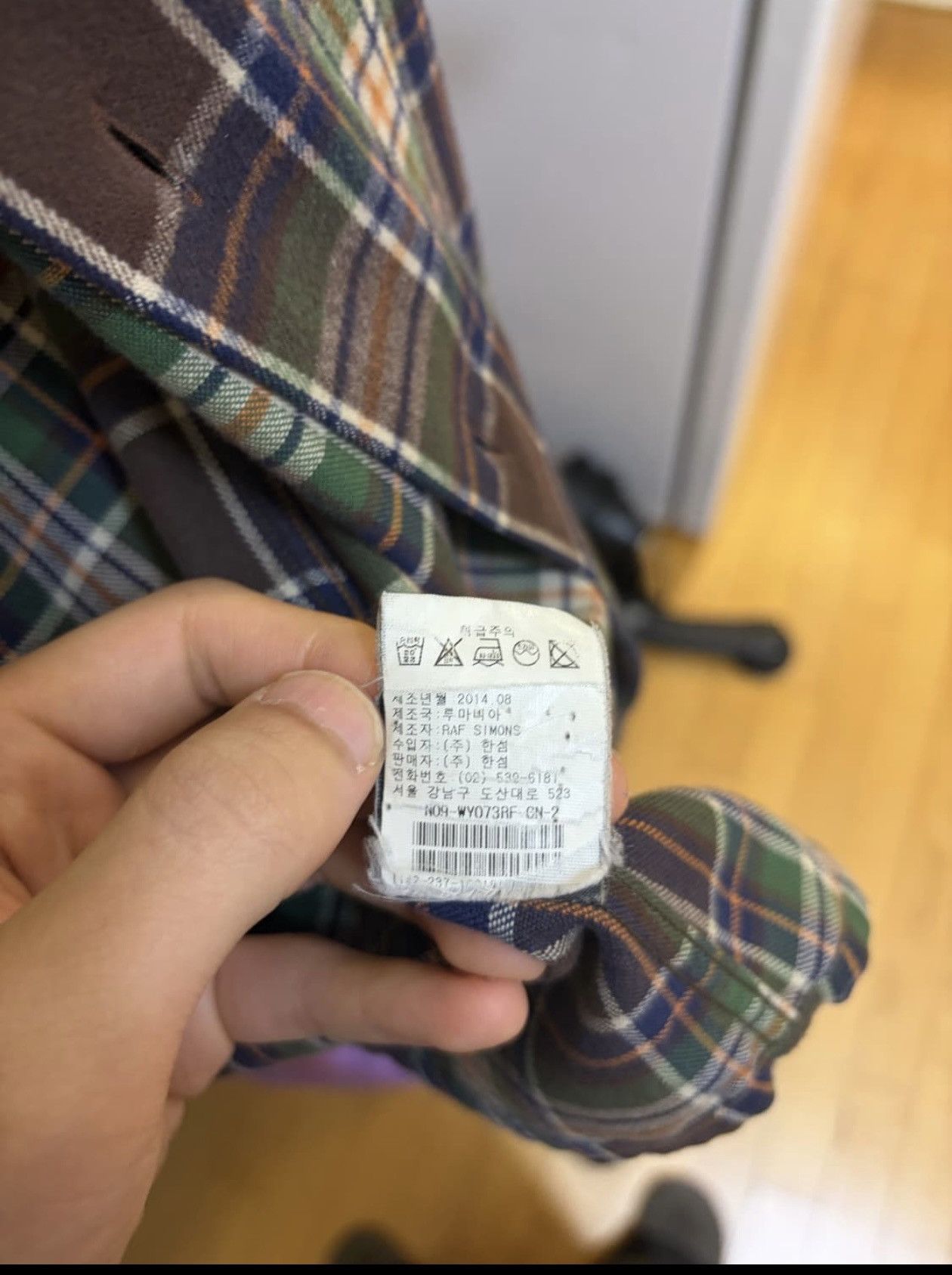 Raf Simons Raf Simons AW14 Sterling Ruby Plaid Shirt Size US M / EU 48-50 / 2 - 3 Thumbnail