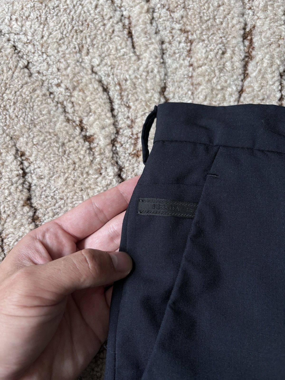Prada Prada pants suit trousers black tab Size US 31 - 6 Thumbnail