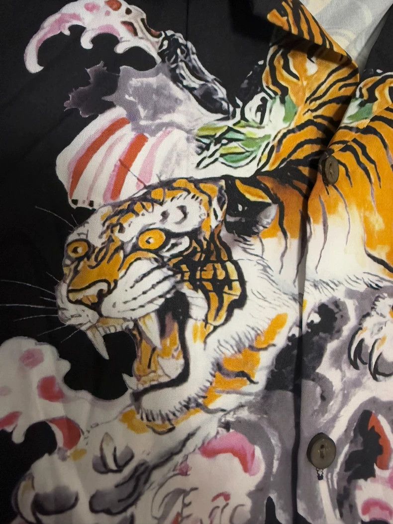 Wacko Maria Wacko Maria Black Tiger Shirt - Size L Size US L / EU 52-54 / 3 - 5 Thumbnail