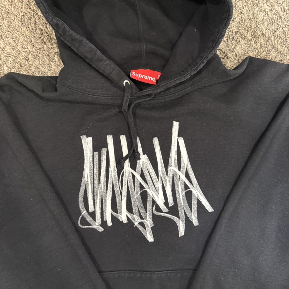 Supreme Supreme Tag Hooded Sweatshirt Size US XL / EU 56 / 4 - 2 Thumbnail