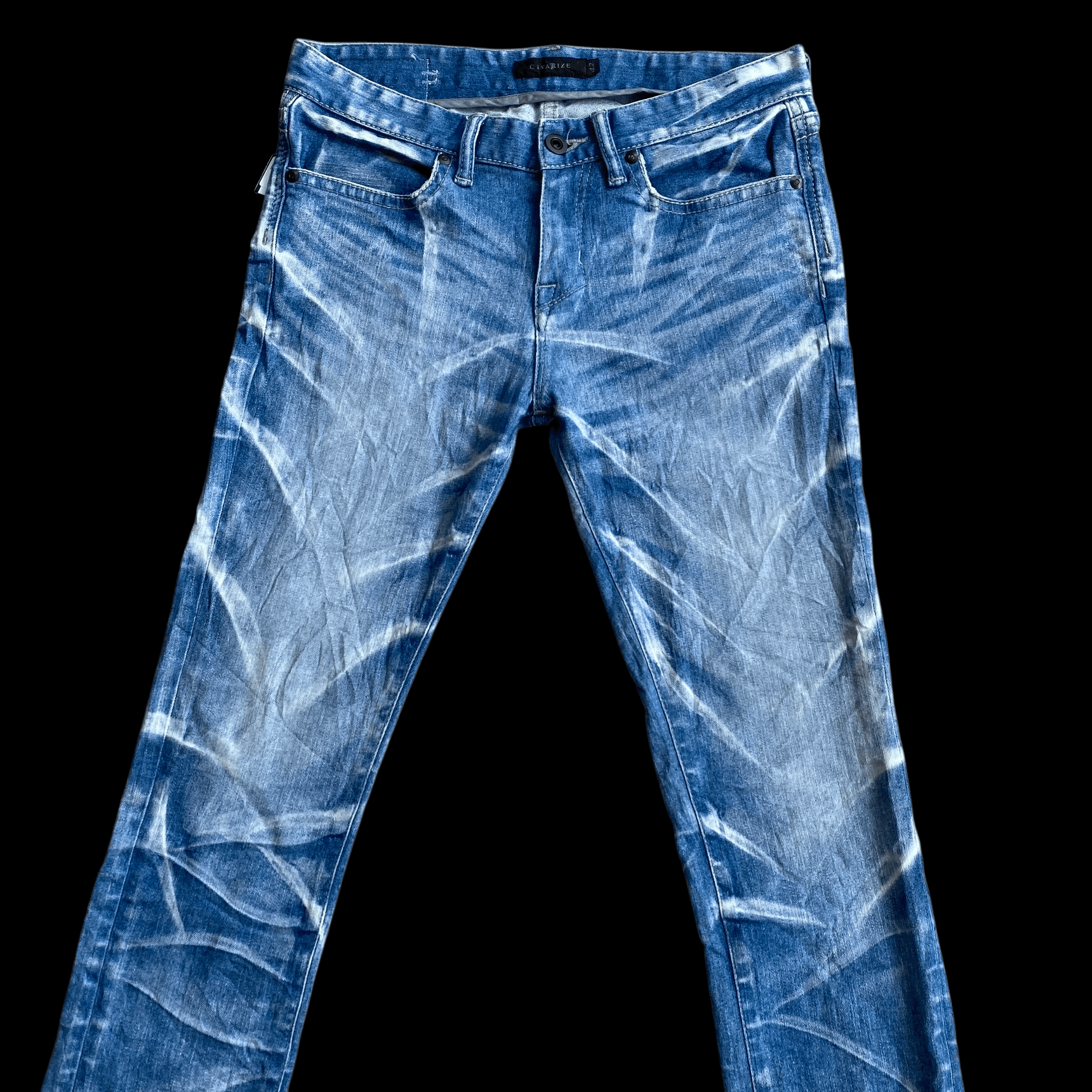 Le Grande Bleu (L.G.B.) Civarize Whisker Flare Claw Mark Jeans Size US 30 / EU 46 - 3 Thumbnail