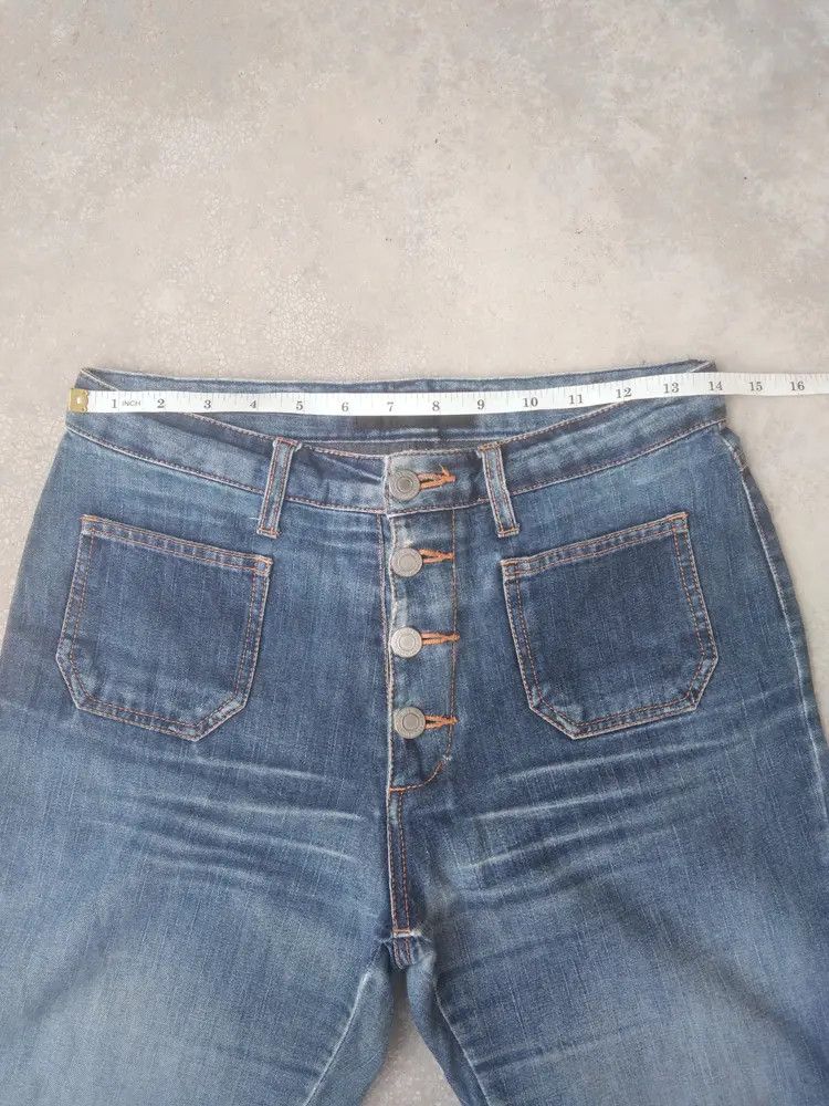 Japanese Brand Vintage Jouer Aux Echecs Hysteric Glamour Style Flared Jeans Size US 28 / EU 44 - 6 Thumbnail