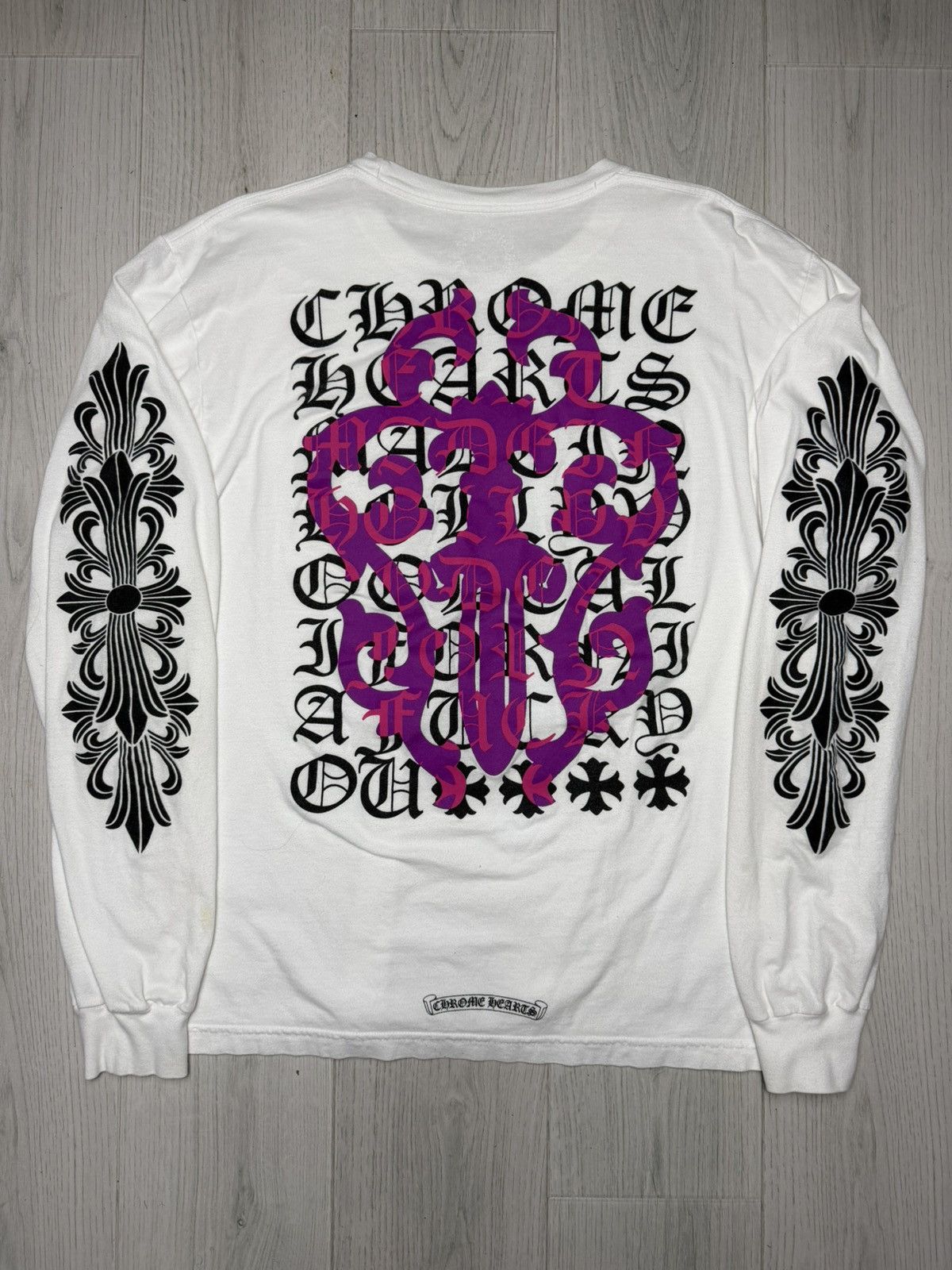 Chrome Hearts × Vintage Chrome Hearts Vintage Cut and Sew Scroll