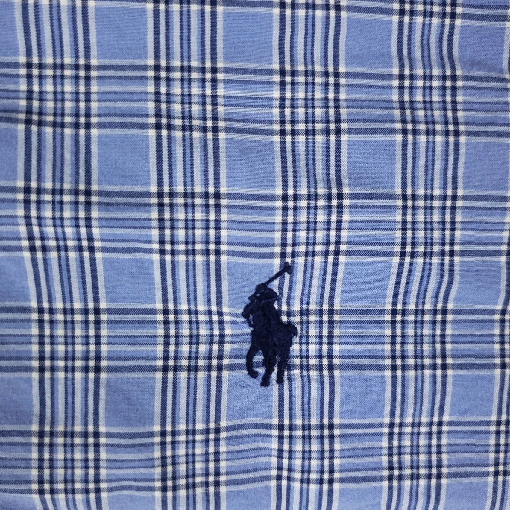Ralph Lauren Ralph Lauren Shirt Mens XL Blue Plaid Pony Casual Button Up Long Sleeve Size US XL / EU 56 / 4 - 2 Thumbnail