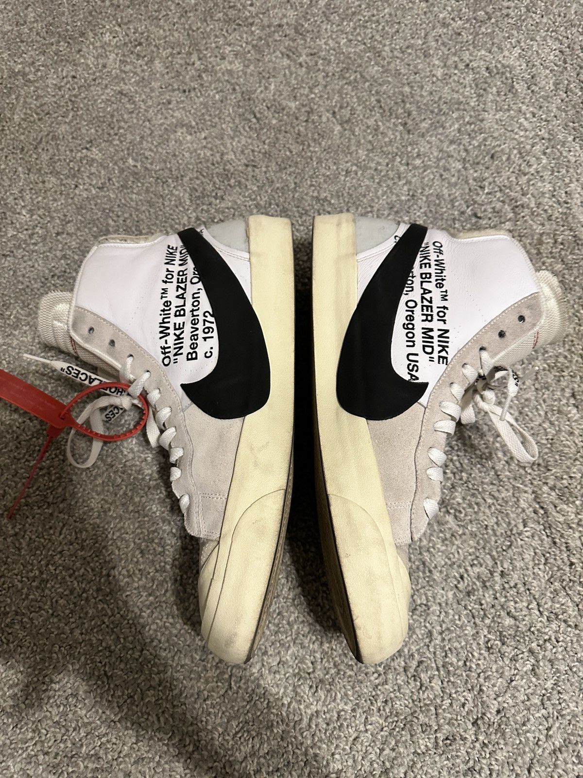 Nike × Off-White Nike off white the 10 blazer mid Size US 12 / EU 45 - 2 Thumbnail