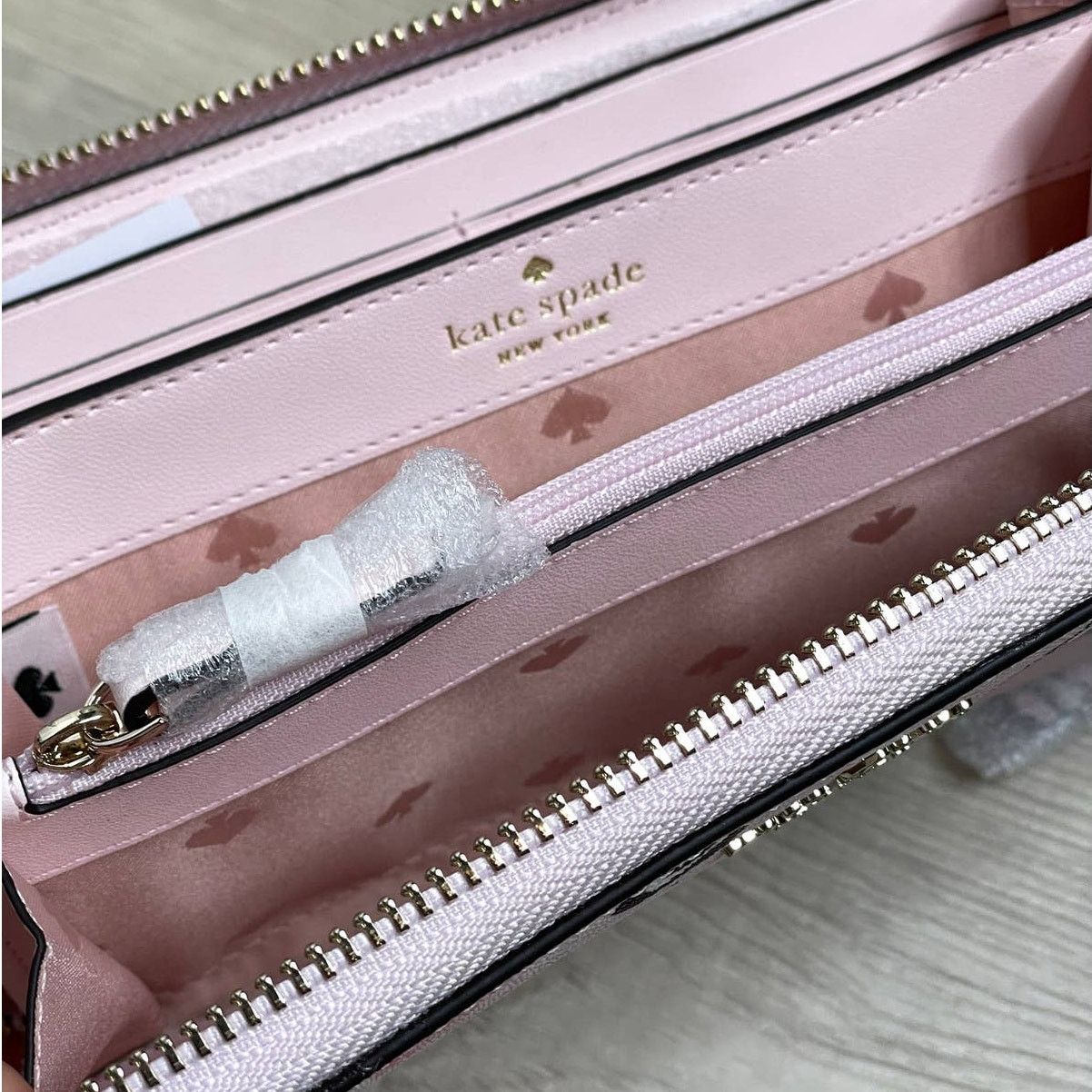 Kate Spade Kate Spade laurel way Neda Champagne Toss Pink Multi Wallet Size ONE SIZE - 10 Thumbnail