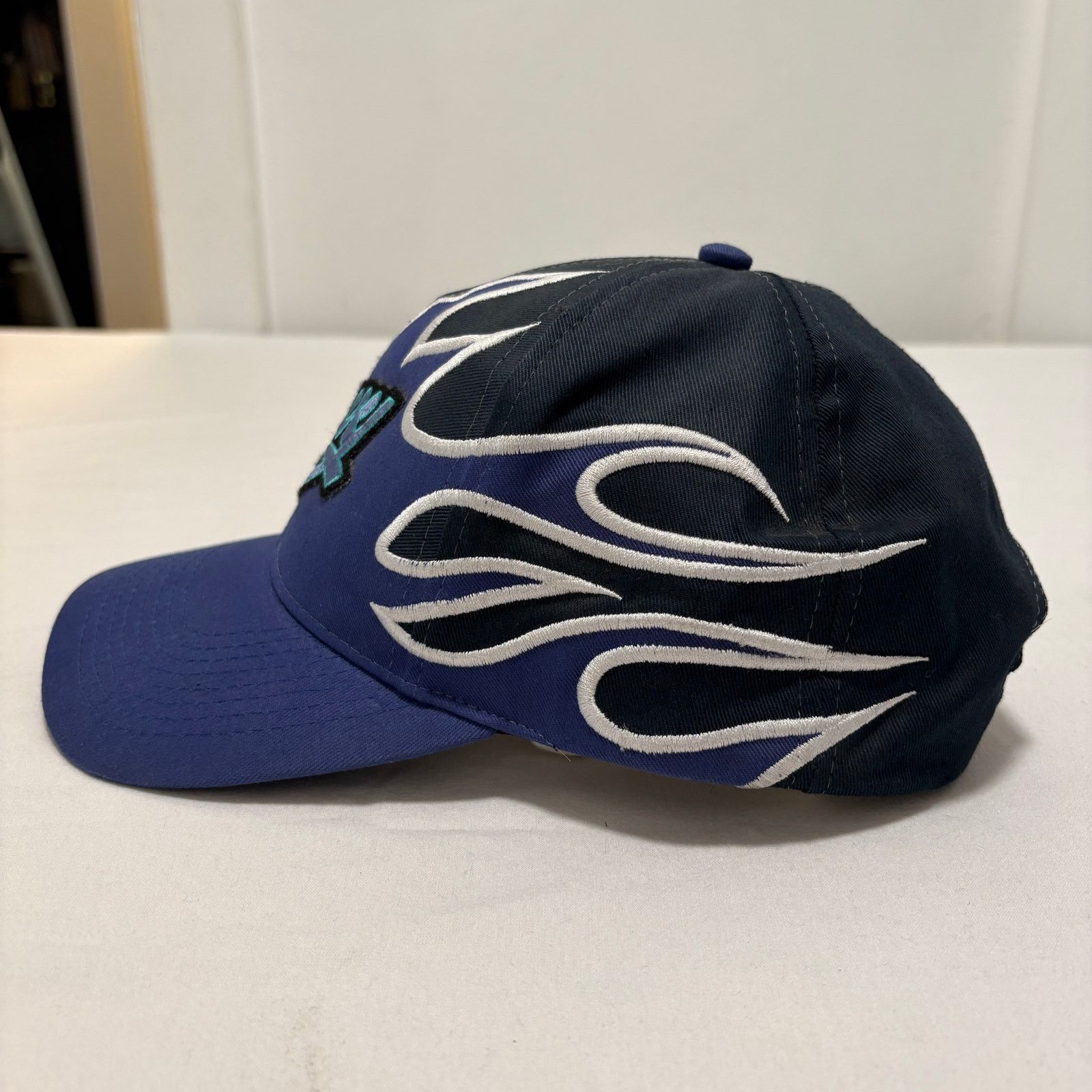 Vintage VTG Y2K 90's Chevy Flames Adjustable Snapback Baseball Hat Size ONE SIZE - 4 Thumbnail