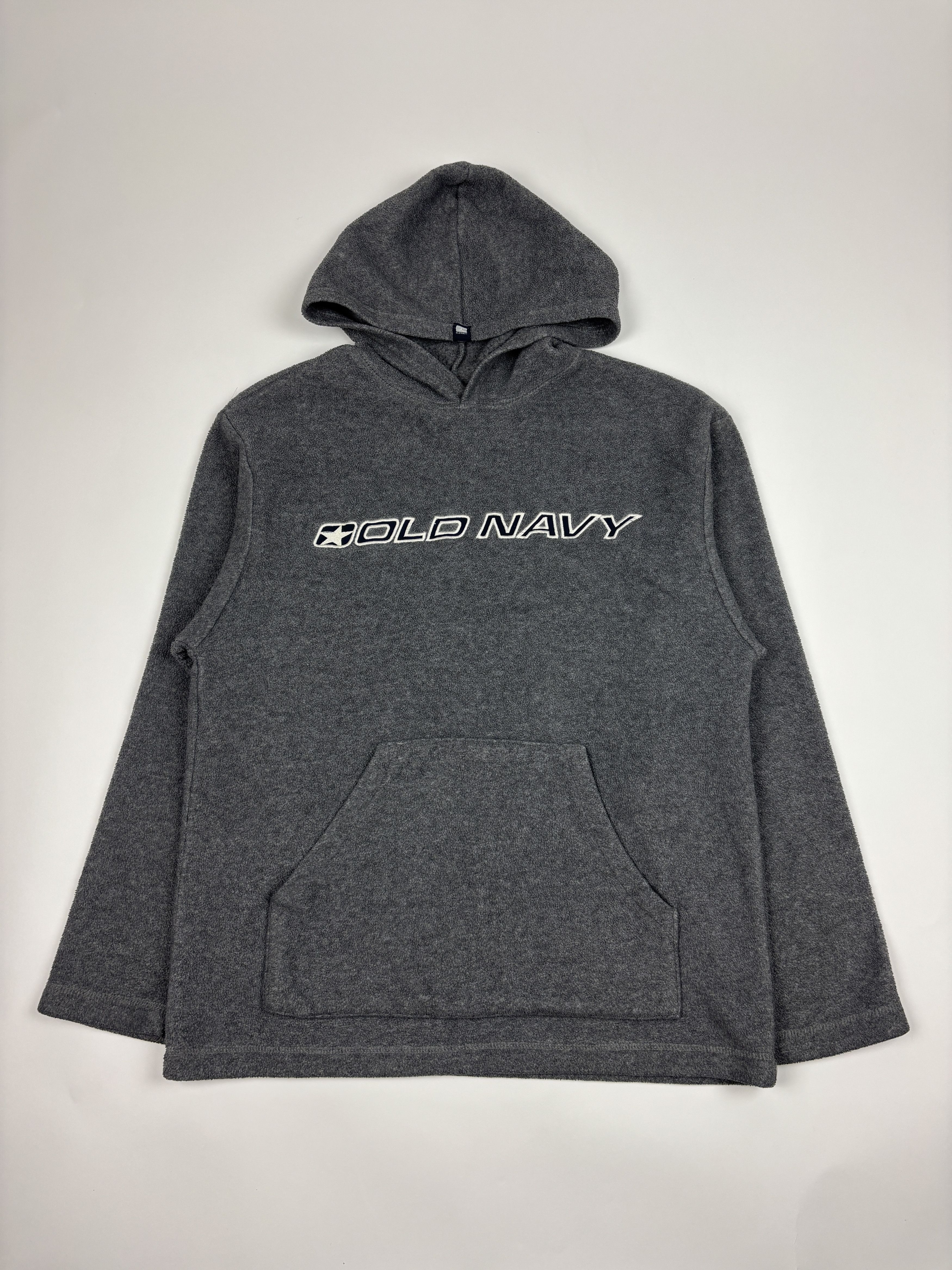 Old Navy Vintage Old Navy Grey Fleece Hoodie Size US S / EU 44-46 / 1 - 1 Thumbnail