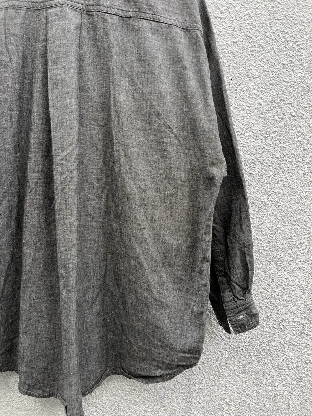Issey Miyake Vintage Issey Miyake IS Big Pockets Oversized Chambray Size US L / EU 52-54 / 3 - 12 Thumbnail