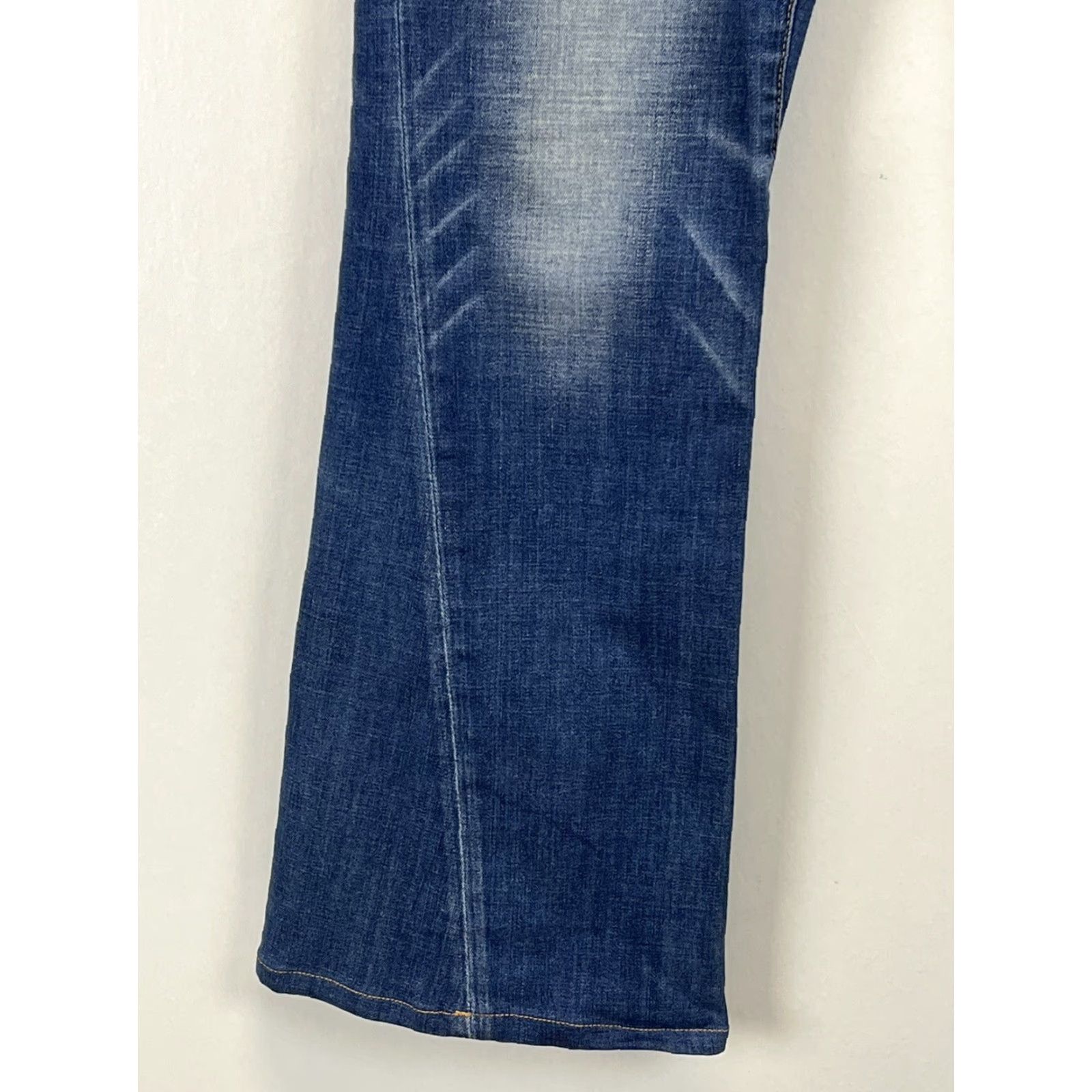 True Religion VINTAGE? Wait, not vintage. True Religion Joey Jeans Women Flare 31 Blue Denim Jeans, Low Rise, Joey Model, Jeans, Womens Size 31 Size 24" / US 00 / IT 34 - 5 Thumbnail