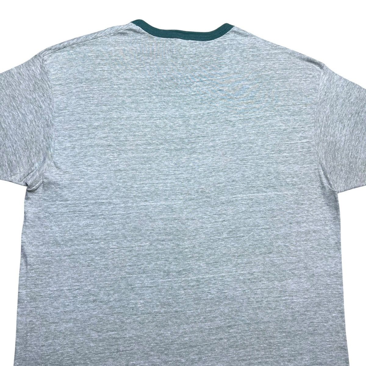 BMW Vintage 1970s BMW Motors Logo Green Ringer Graphic T-Shirt Size US XL / EU 56 / 4 - 9 Thumbnail