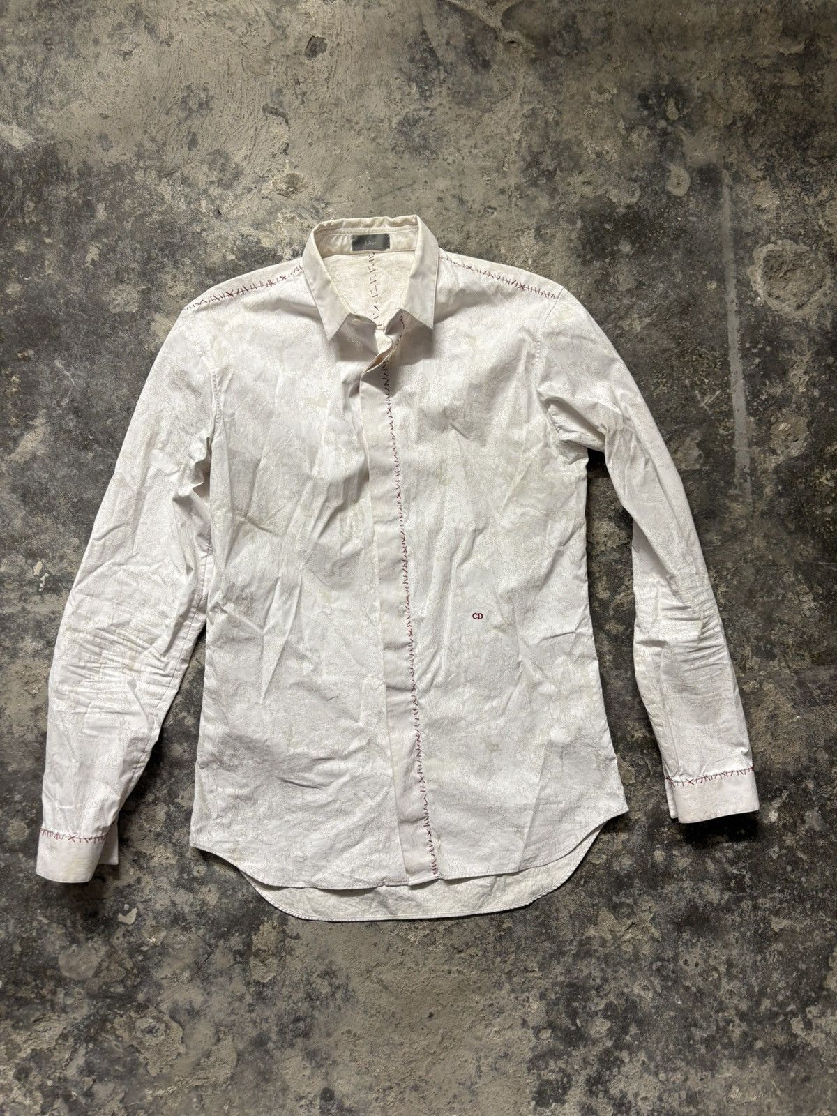 Dior Dior archive sample 1o1 kva hedi button up Size US L / EU 52-54 / 3 - 1 Thumbnail
