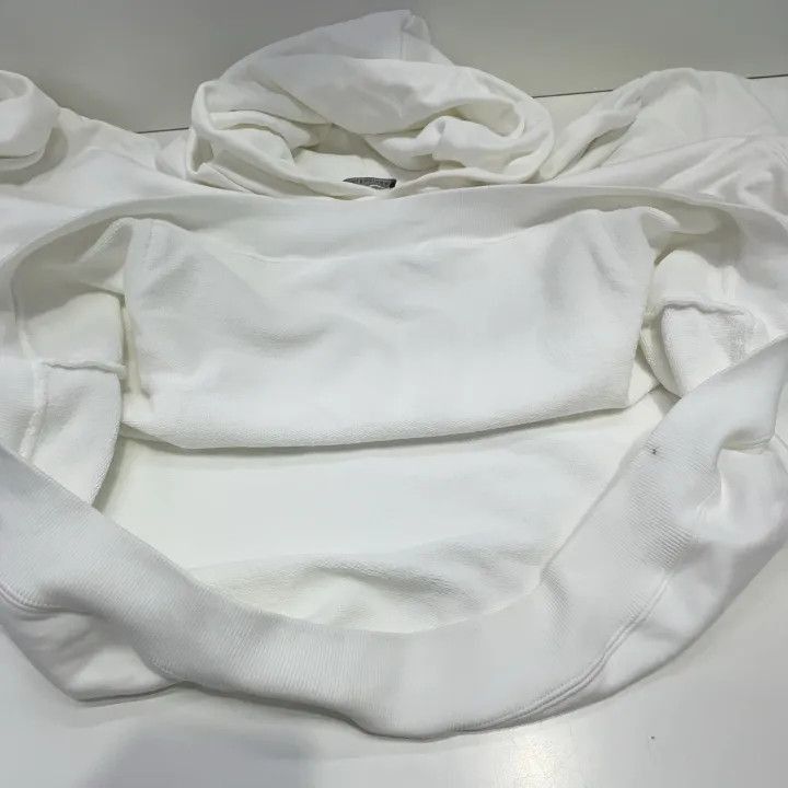 Balenciaga Balenciaga Balenciaga SS23 Logo Print White Hoodie -2507 Size US L / EU 52-54 / 3 - 8 Thumbnail